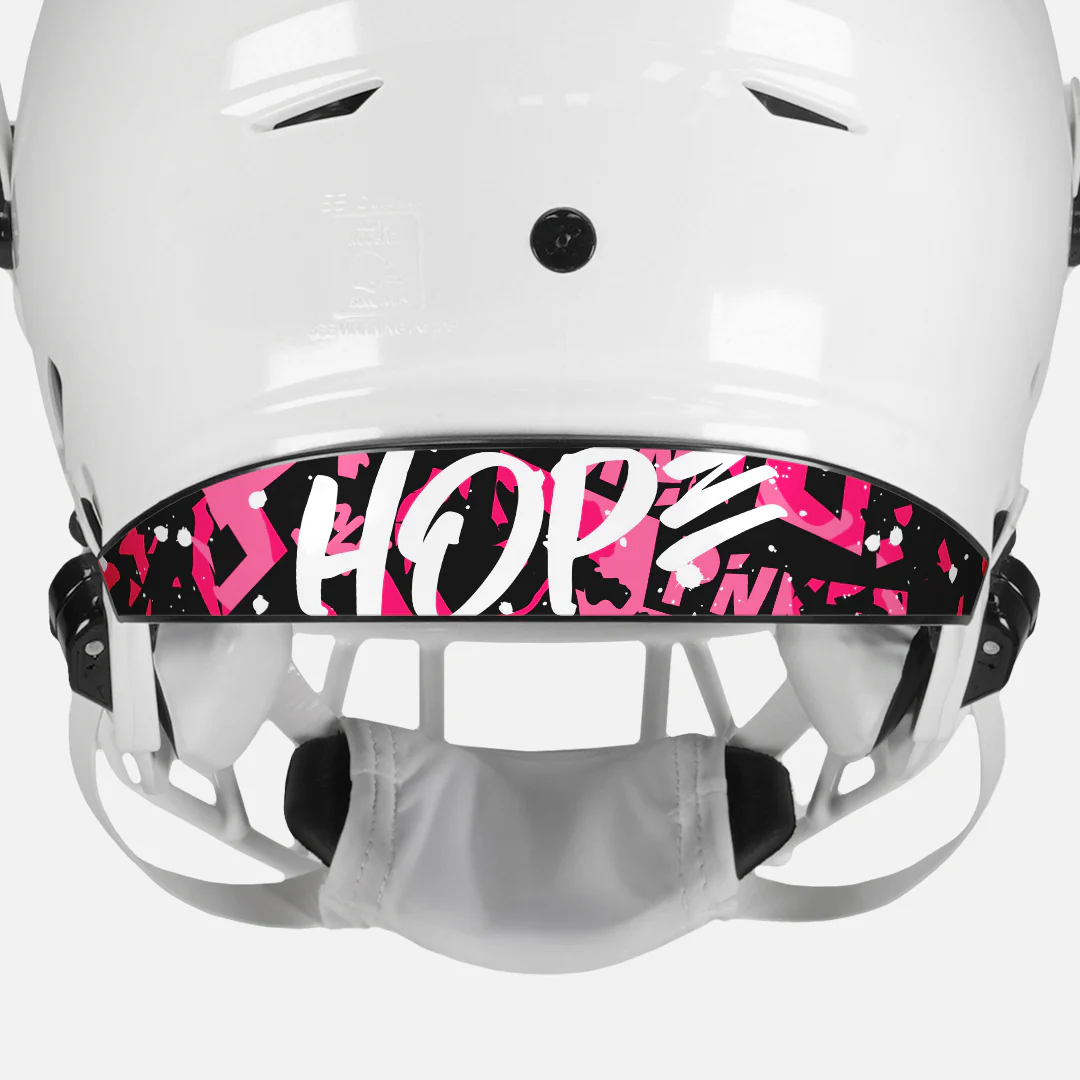Pink Ribbon Hope Riddell Speedflex Front and Back Bumper Sticker Kit