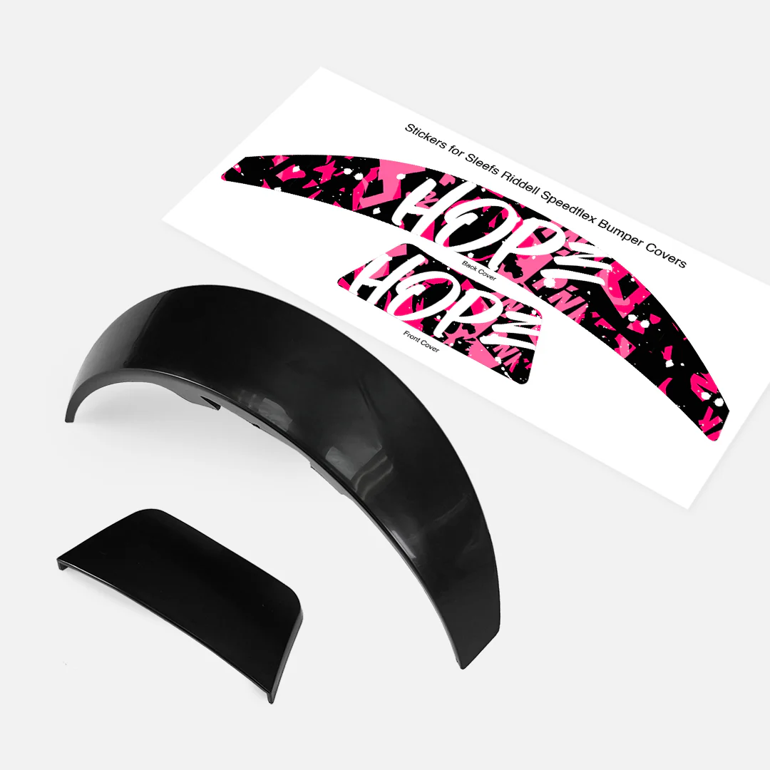 Pink Ribbon Hope Riddell Speedflex Front and Back Bumper Sticker Kit - Image 3