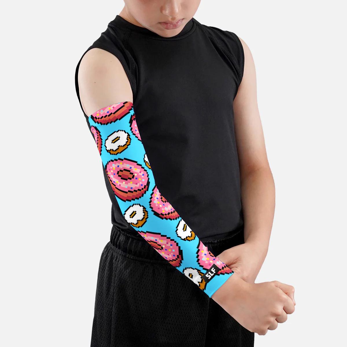 Pixel Donuts Kids Arm Sleeve - Image 13