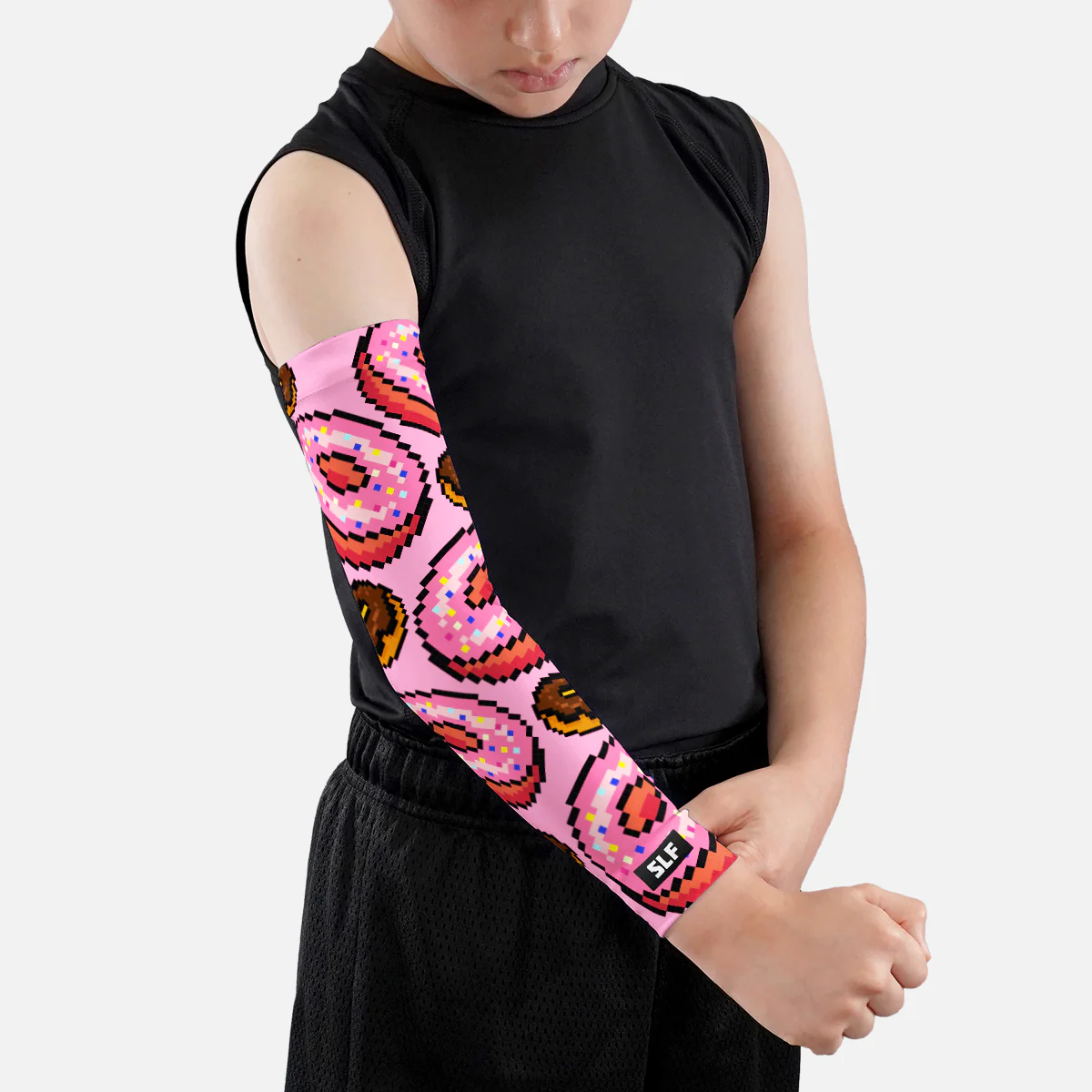 Pixel Donuts Kids Arm Sleeve - Image 18