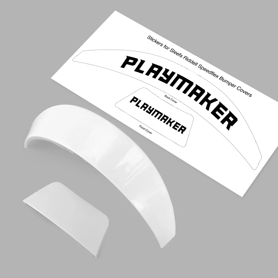Playmaker Riddell Speedflex Front and Back Bumper Sticker Kit - Image 3