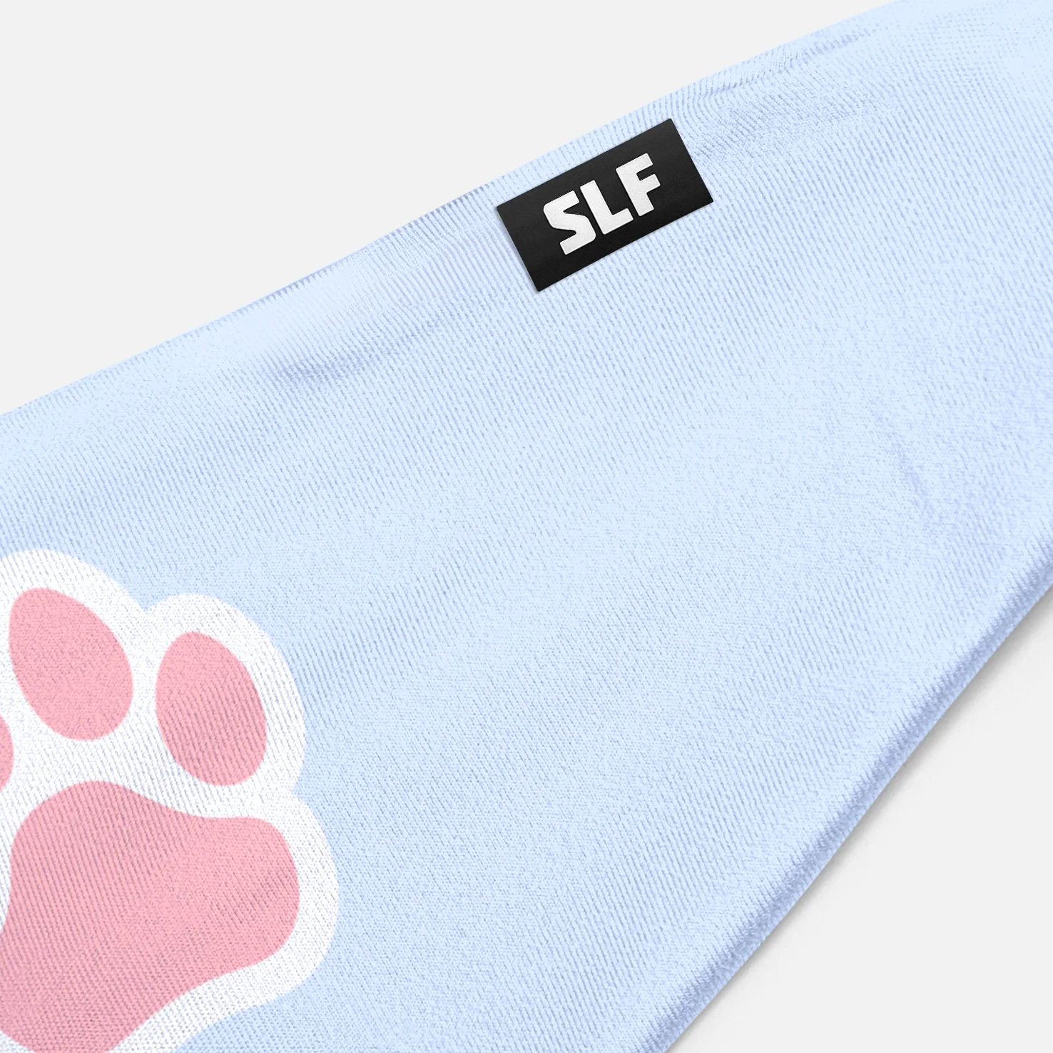 Powder Blue Paw Headband - Image 3