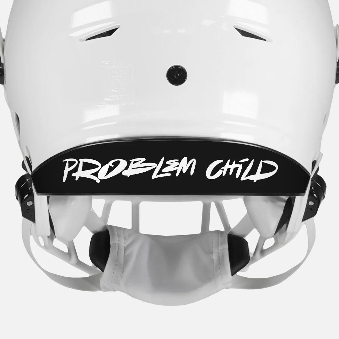 Problem child Riddell Speedflex Front and Back Bumper Sticker Kit