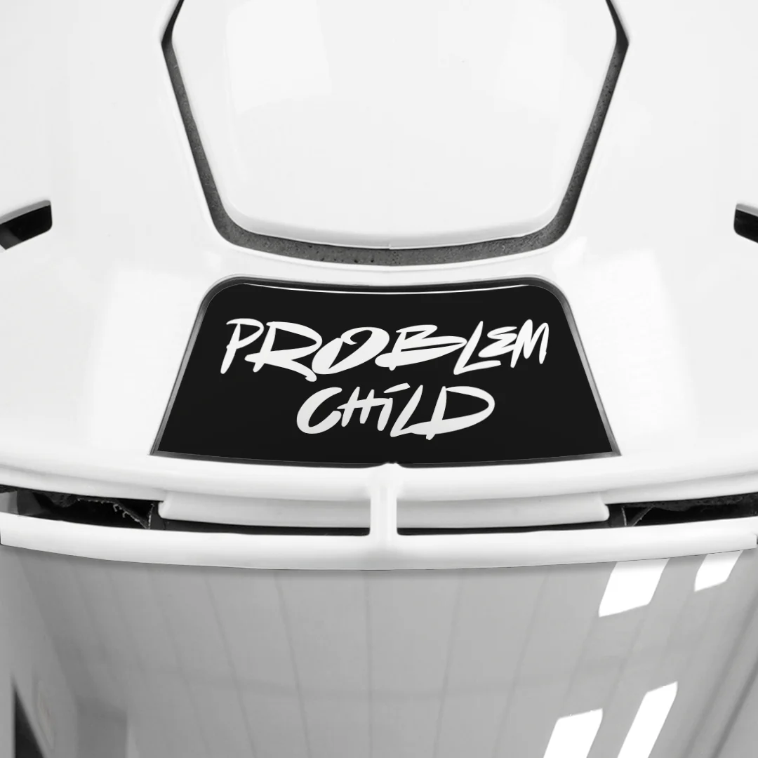 Problem child Riddell Speedflex Front and Back Bumper Sticker Kit - Image 2