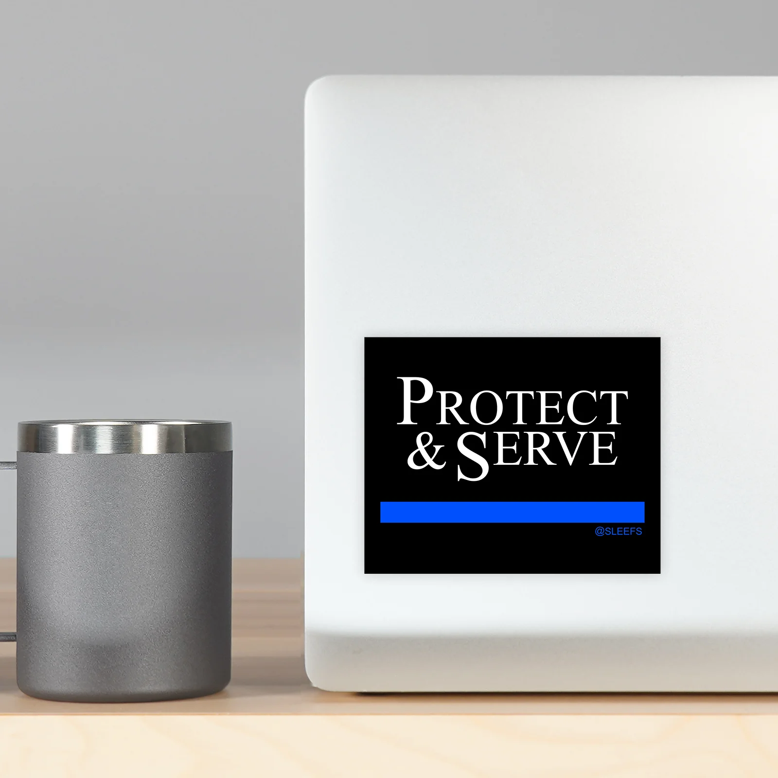 Protect and Serve Sticker - Image 5