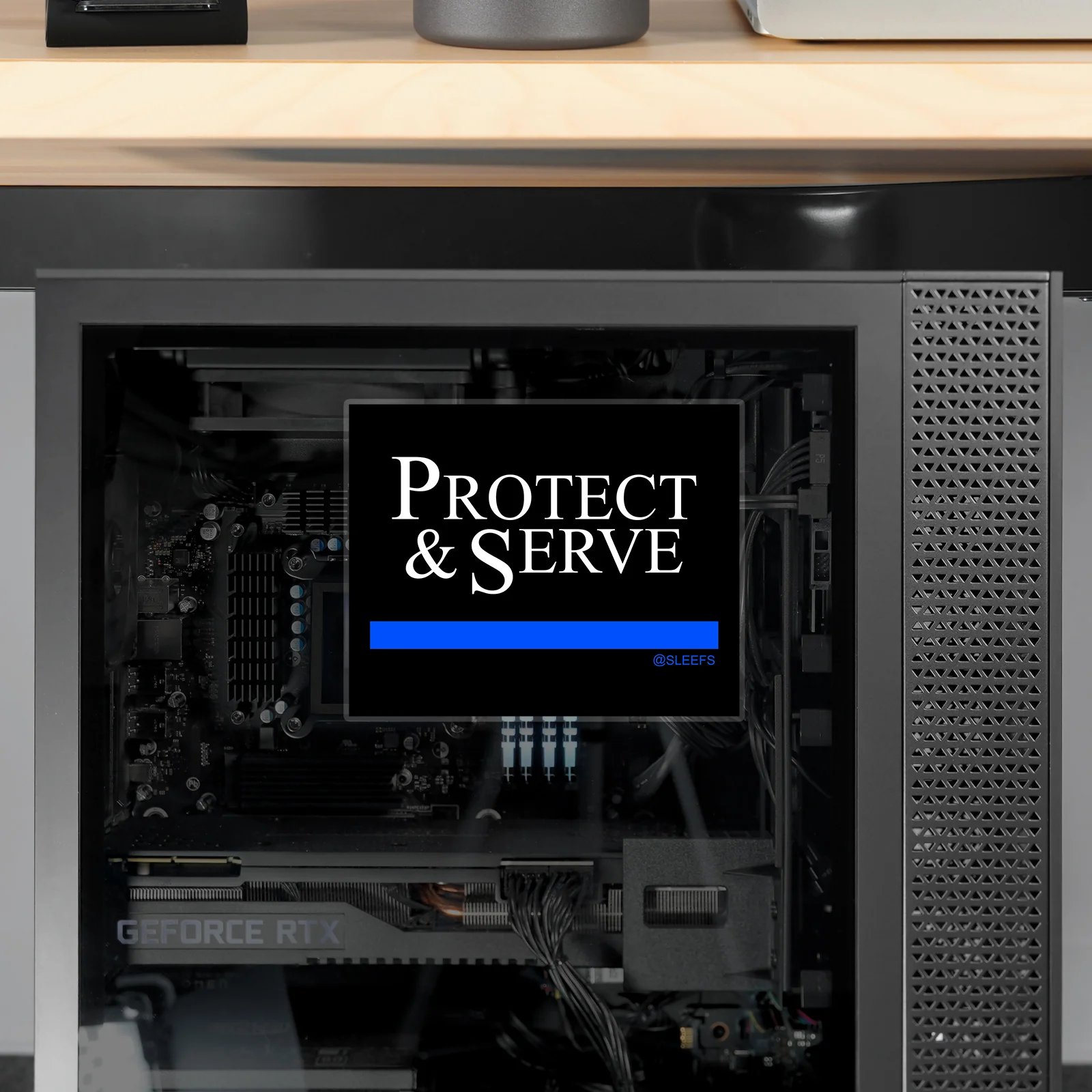 Protect and Serve Sticker - Image 6