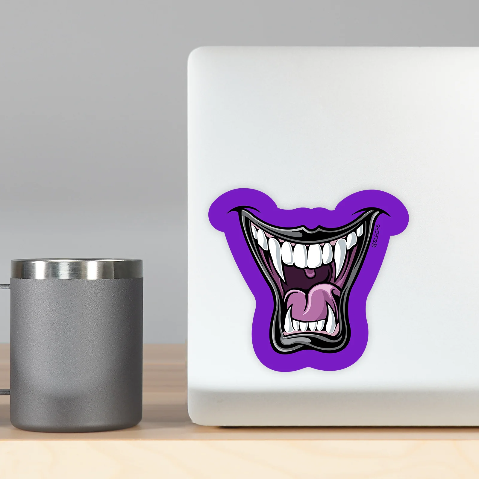 Raptor Mask Sticker - Image 5