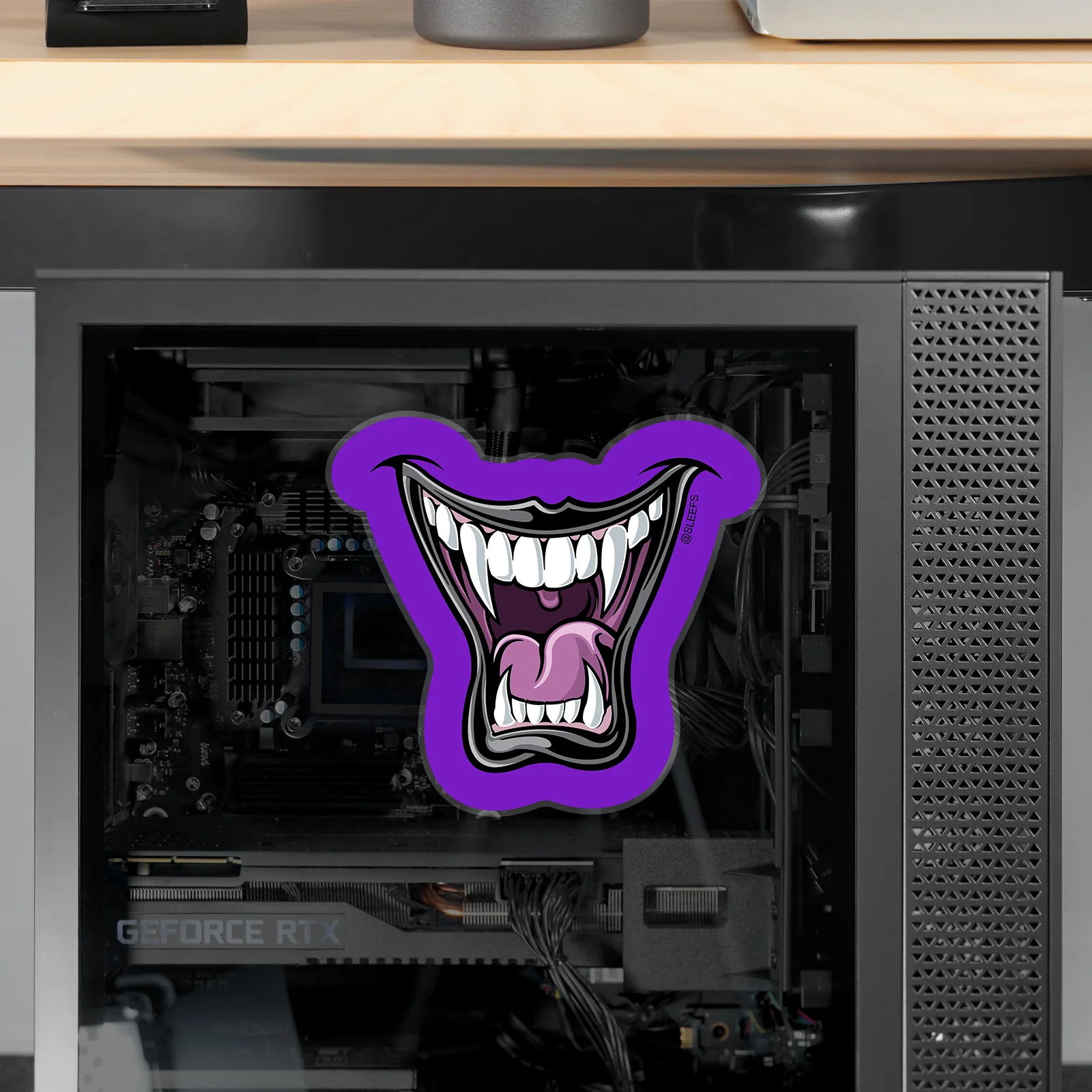 Raptor Mask Sticker - Image 6