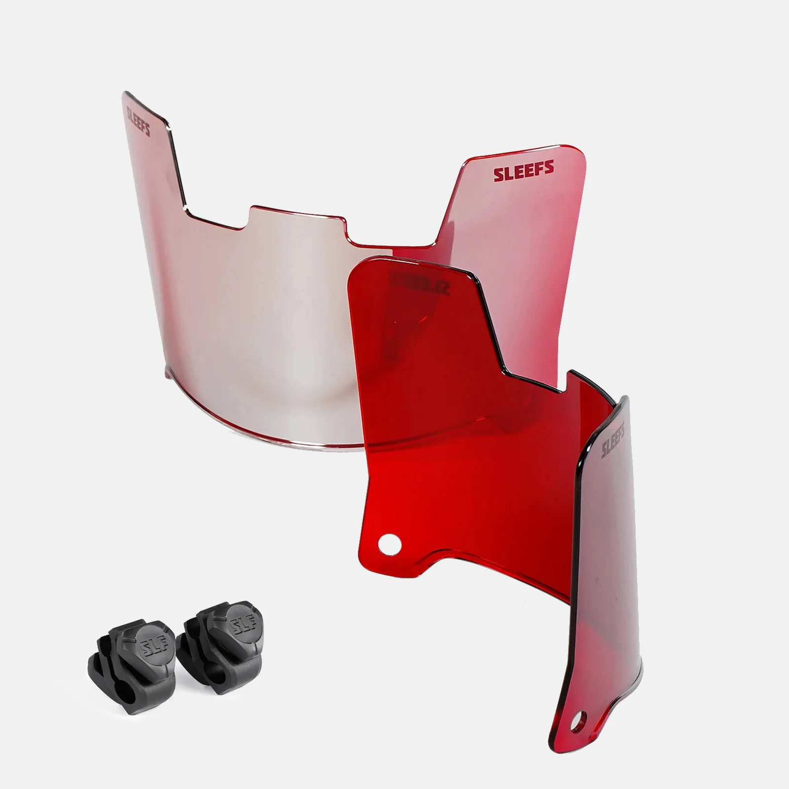 Red Rage Silver Helmet Eye-Shield Visor for Kids - Image 2
