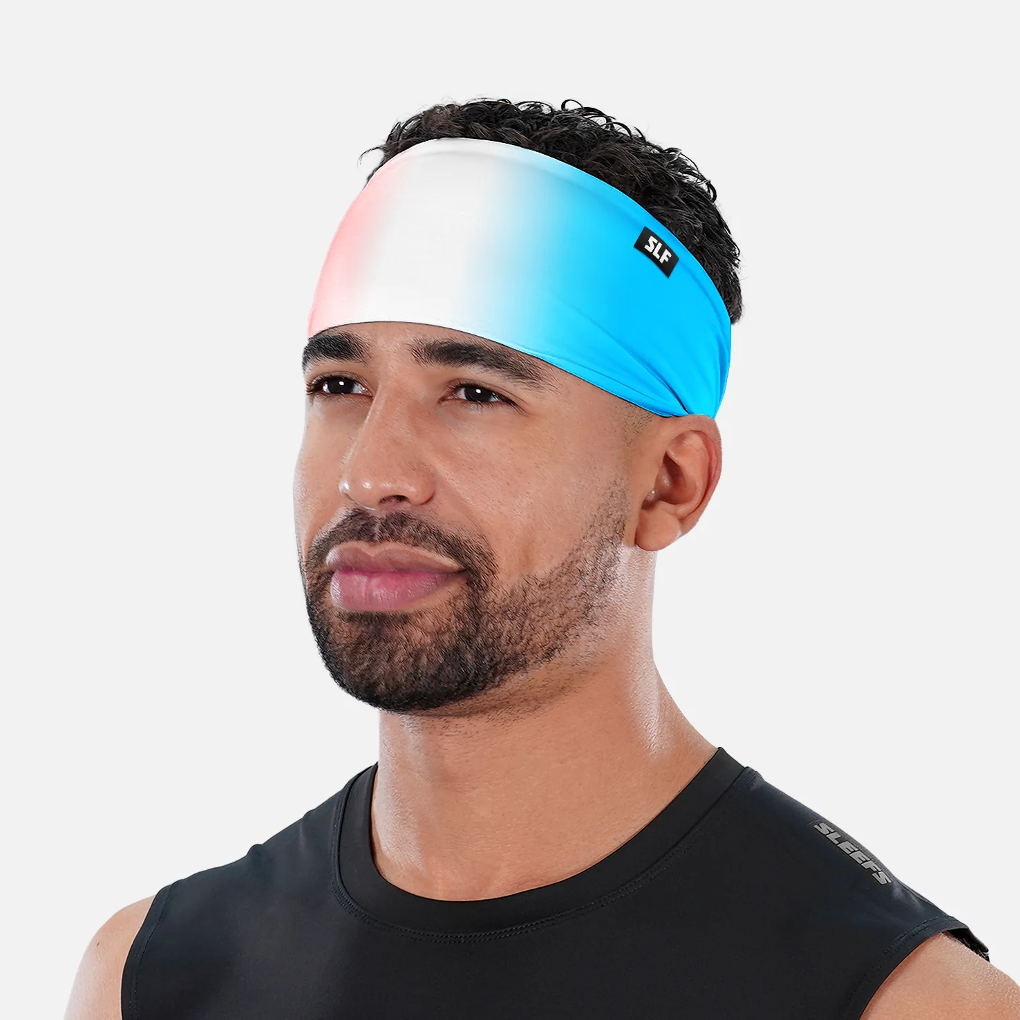 Red White Blue Ice Pop Headband - Image 2