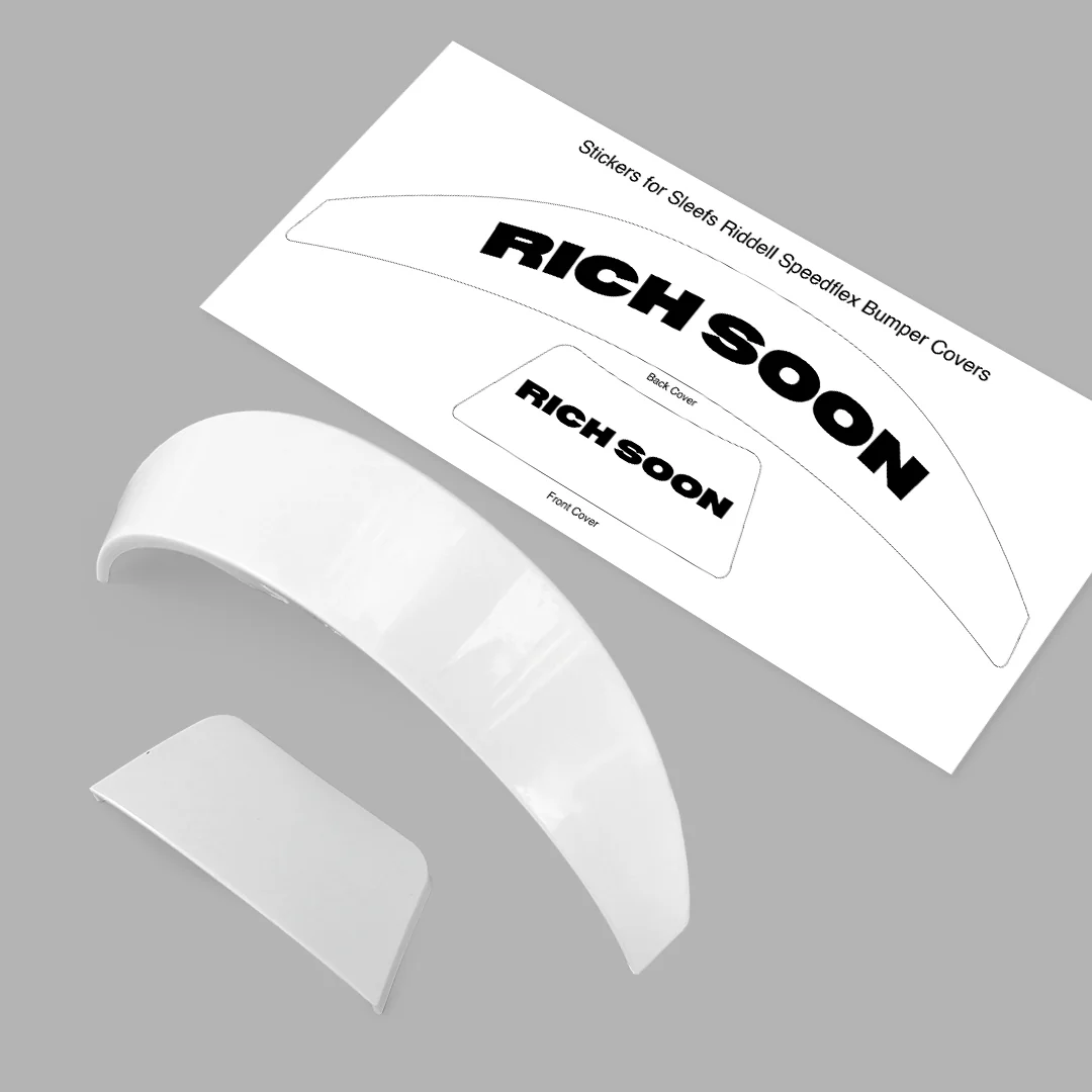 Rich Soon Riddell Speedflex Front and Back Bumper Sticker Kit - Image 3