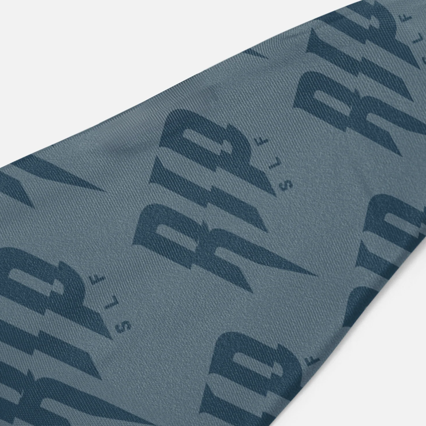 Rip Pattern Steel Blue Headband - Image 3