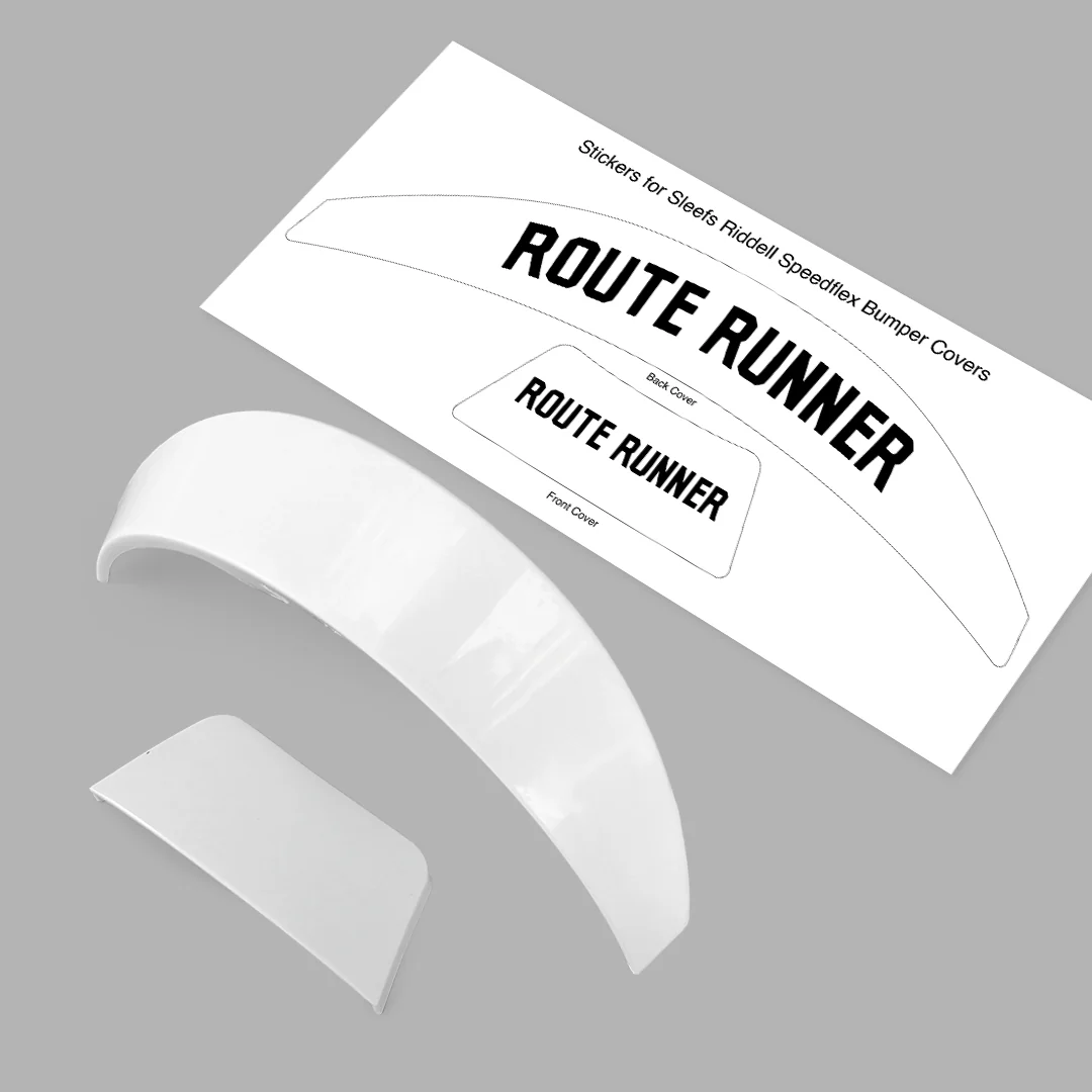 Route Runner Riddell Speedflex Front and Back Bumper Sticker Kit - Image 3