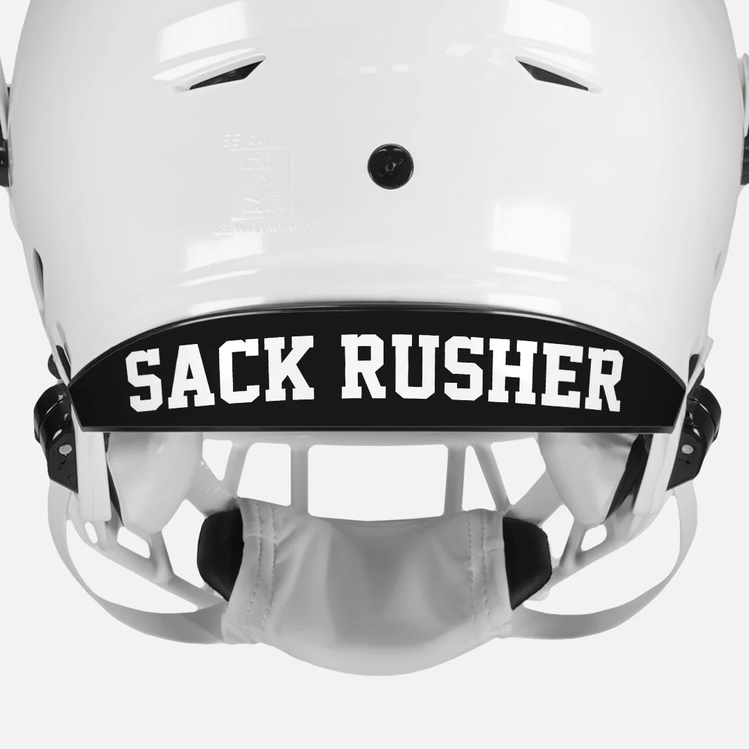 Sack Rusher Riddell Speedflex Front and Back Bumper Sticker Kit