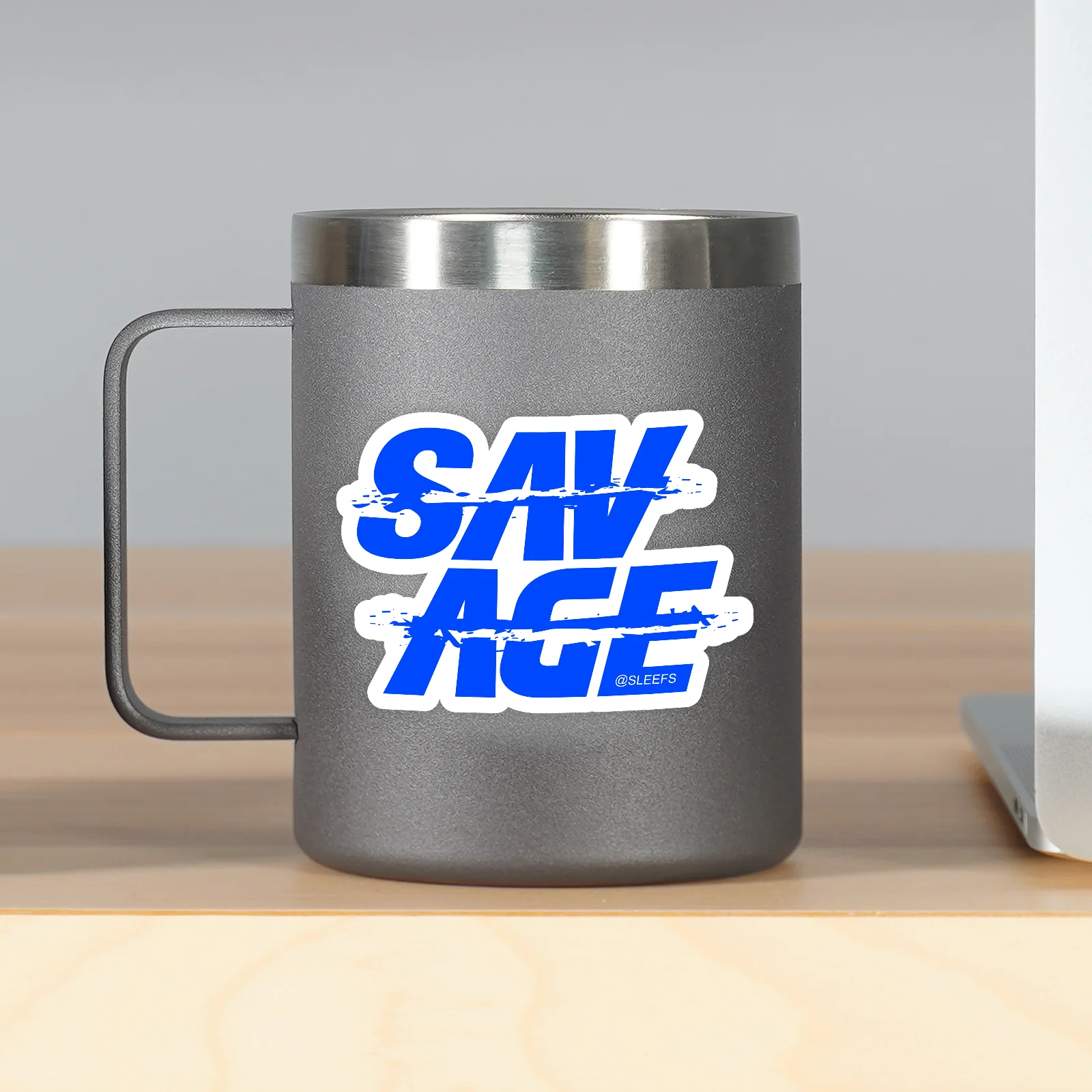 Savage Blue Sticker - Image 4