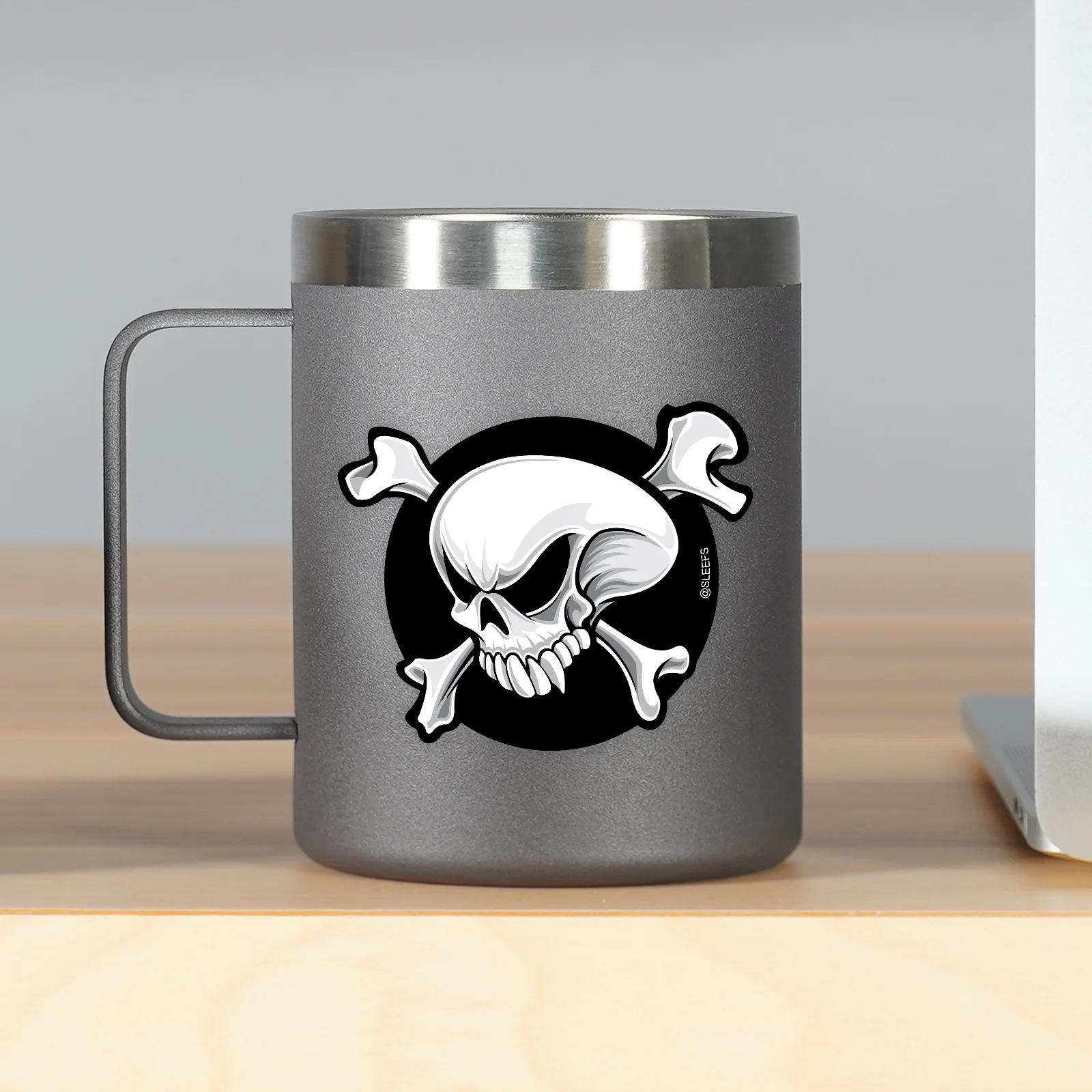 Skull and Bone Sticker - Image 4