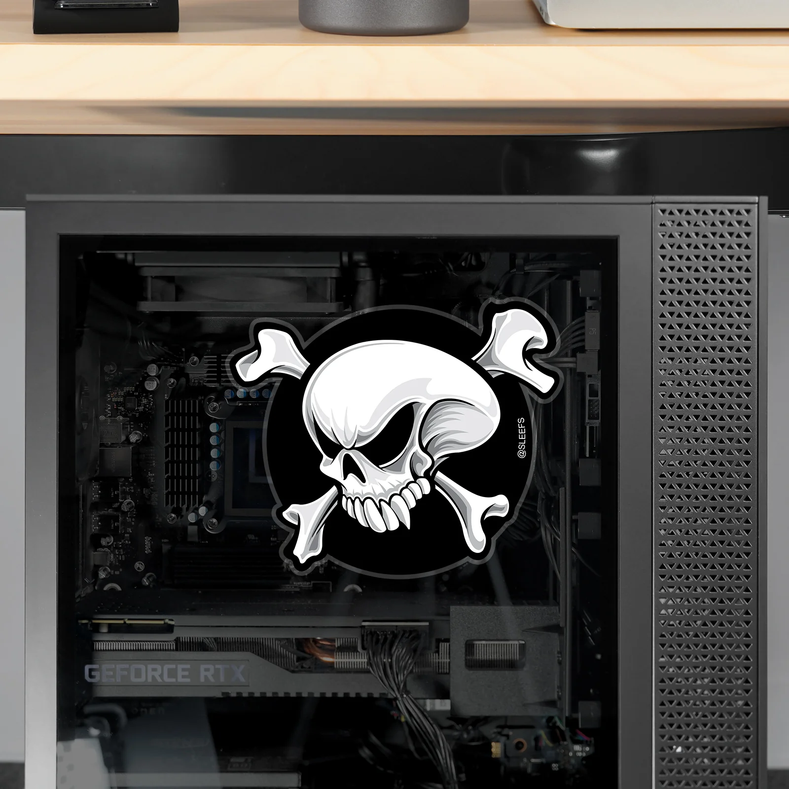 Skull and Bone Sticker - Image 6
