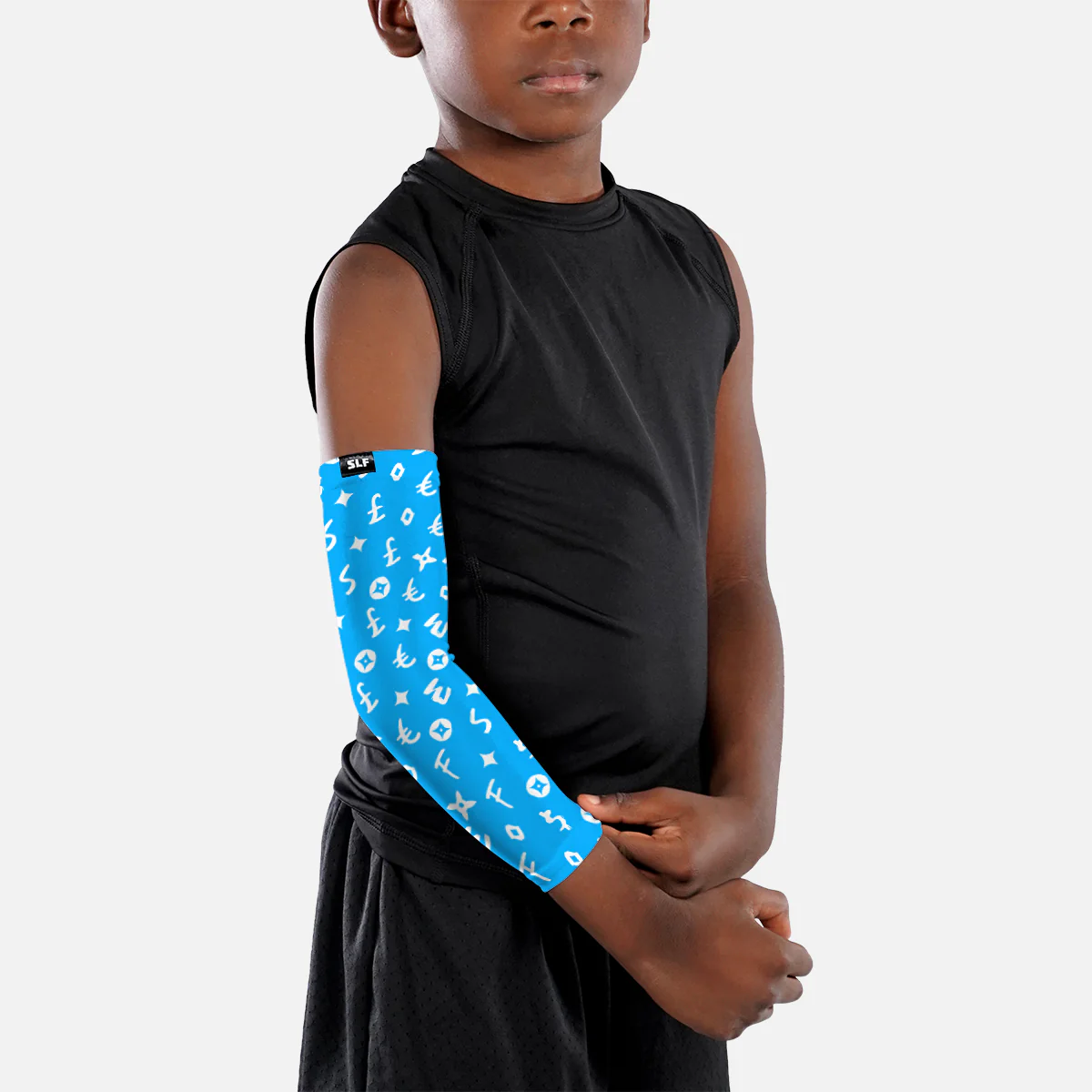 Sleefs Lavish Sky Blue Kids Arm Sleeve - Image 2