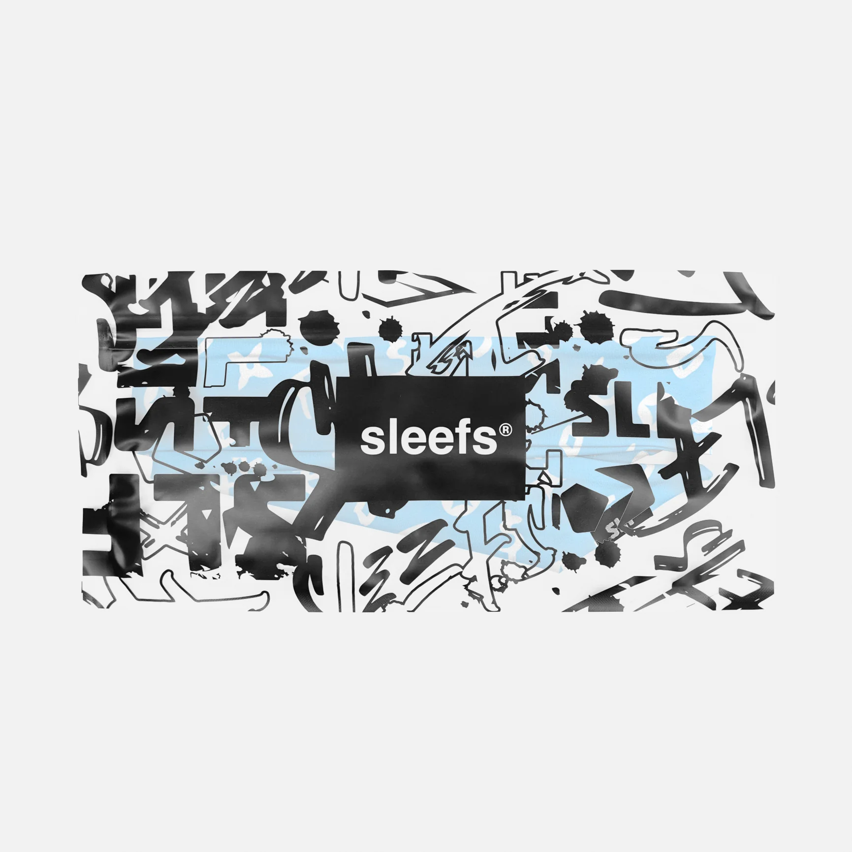 Sleefs Lavish Sky Blue Kids Ninja Headband - Image 4