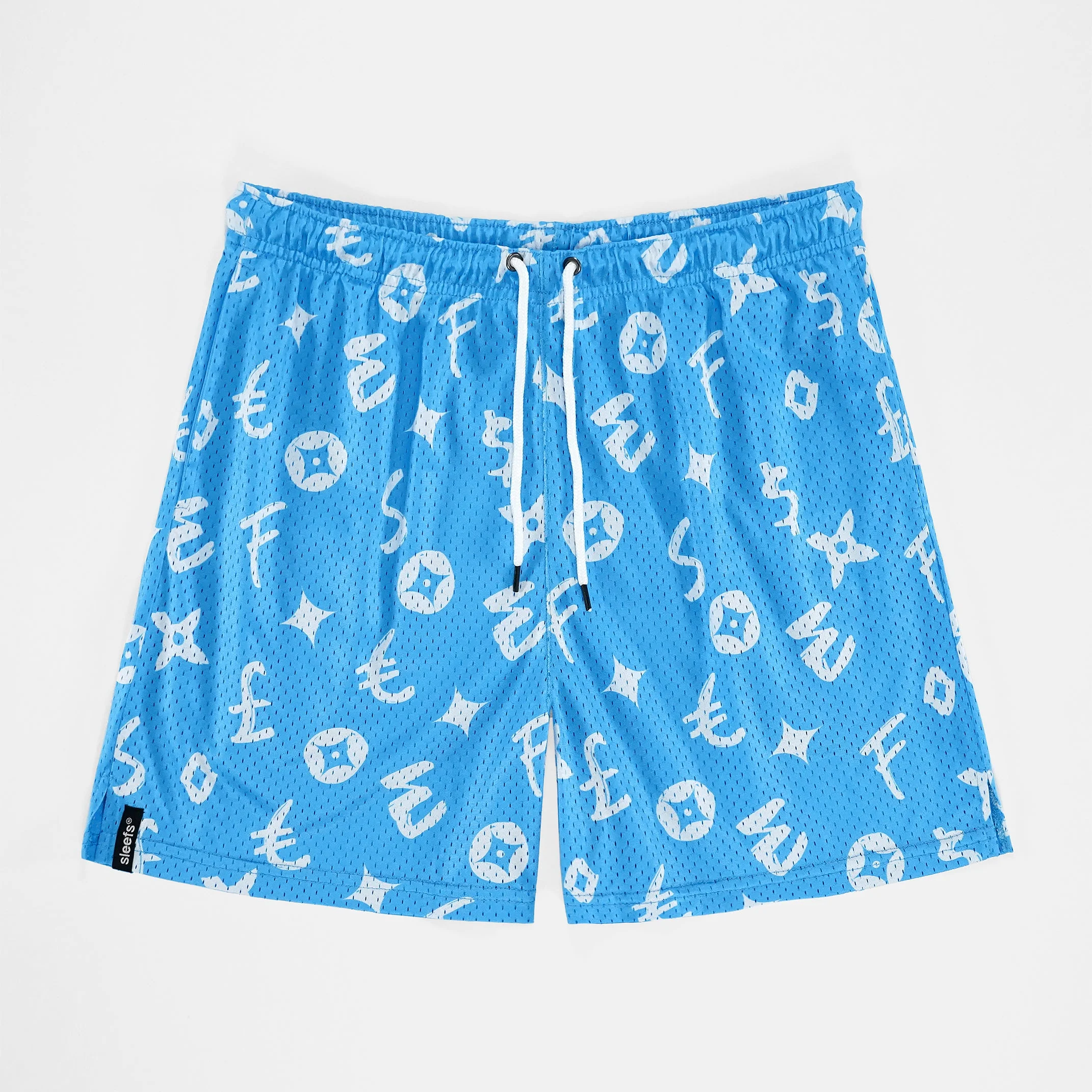 Sleefs Lavish Sky Blue Shorts - Big - 7" - Image 2