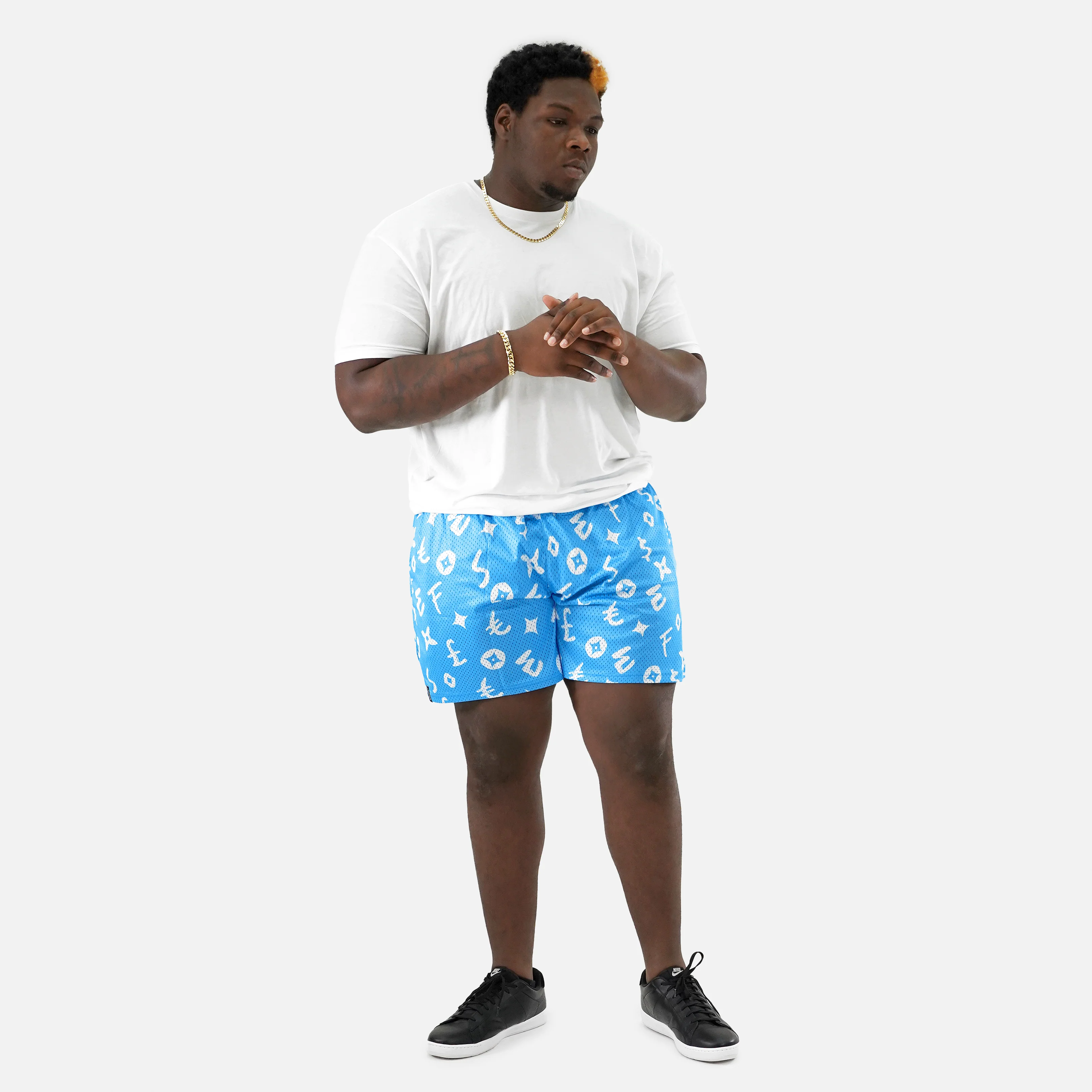 Sleefs Lavish Sky Blue Shorts - Big - 7" - Image 3