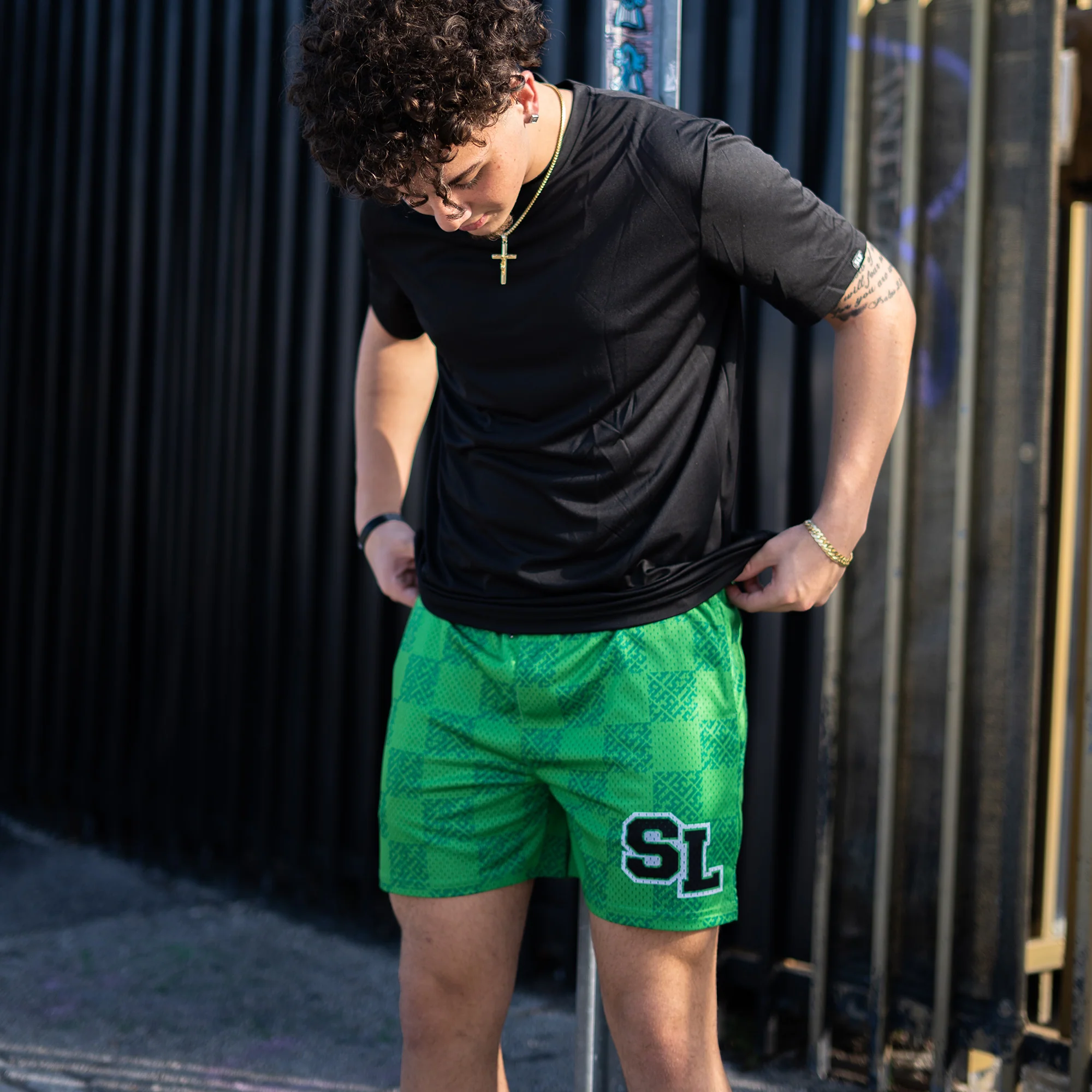 SLF Green Milan Shorts - 7" - Image 7