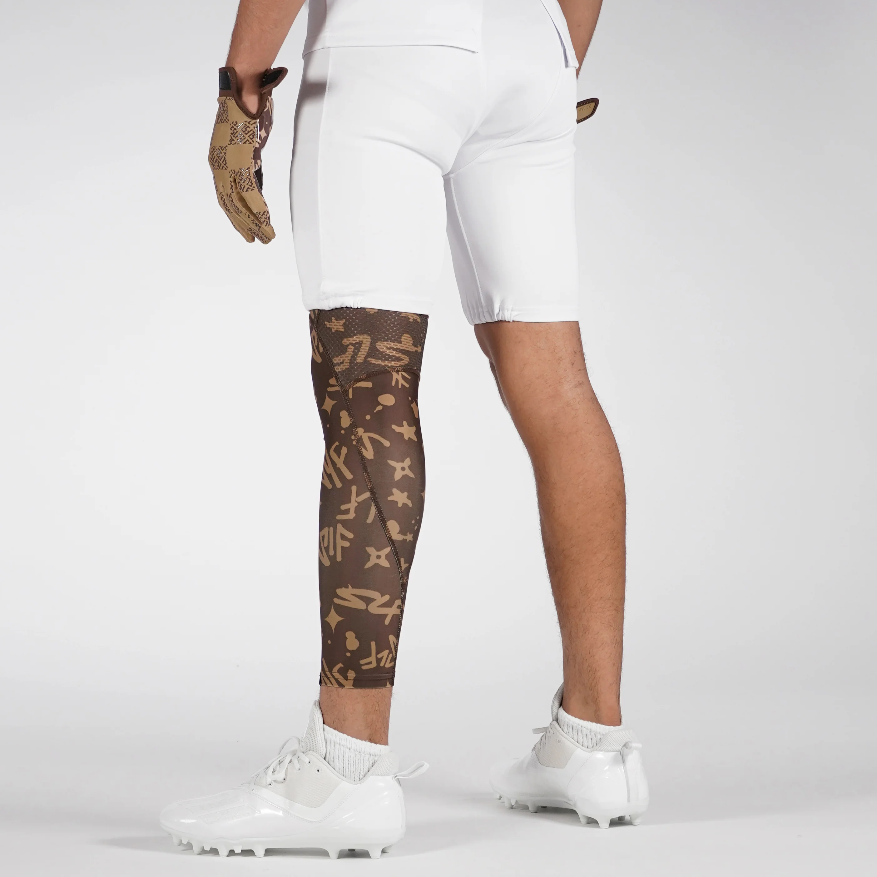 SLF Milan Pattern Football Pro Leg Sleeve - Image 3