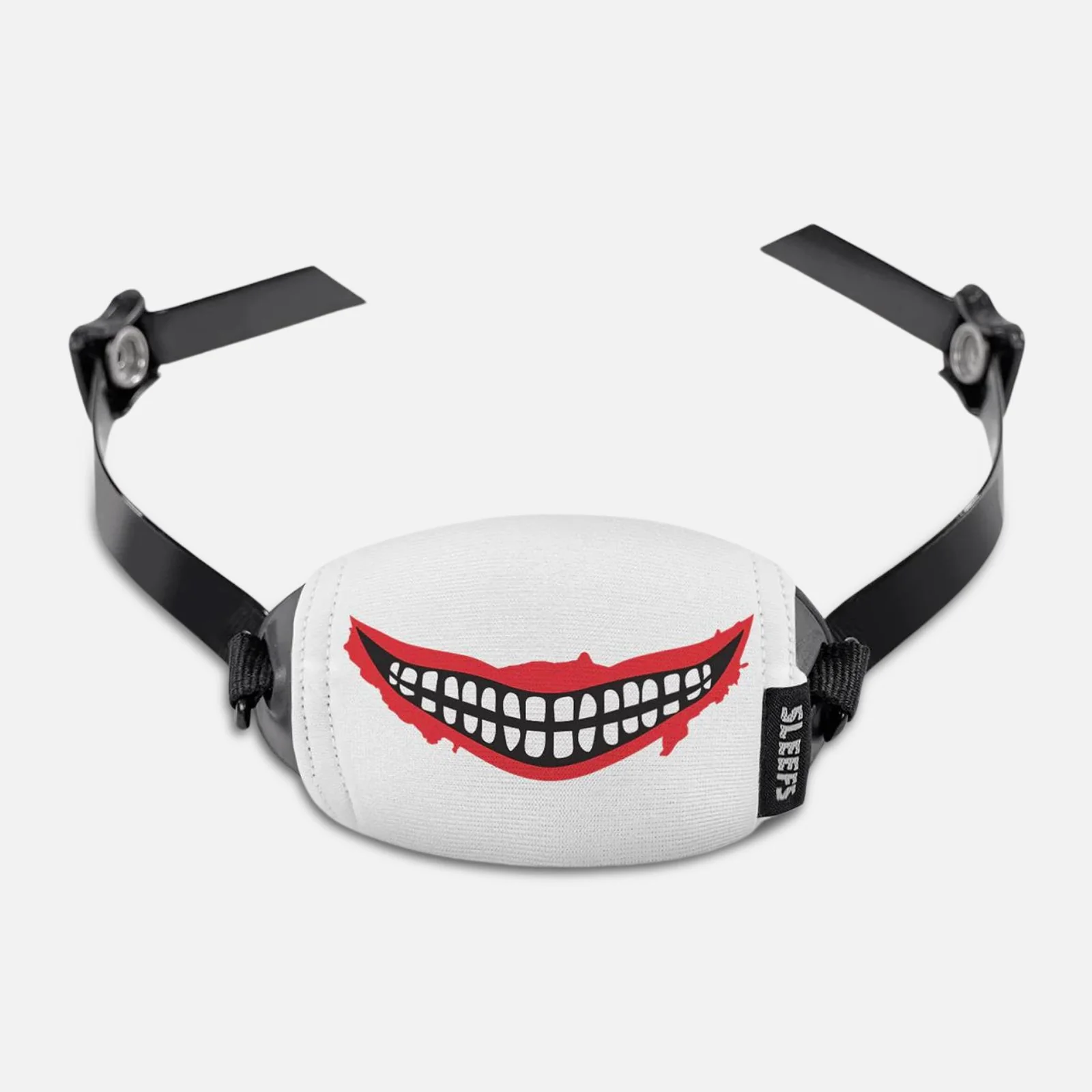 Smile White Chin Strap Cover - Image 3