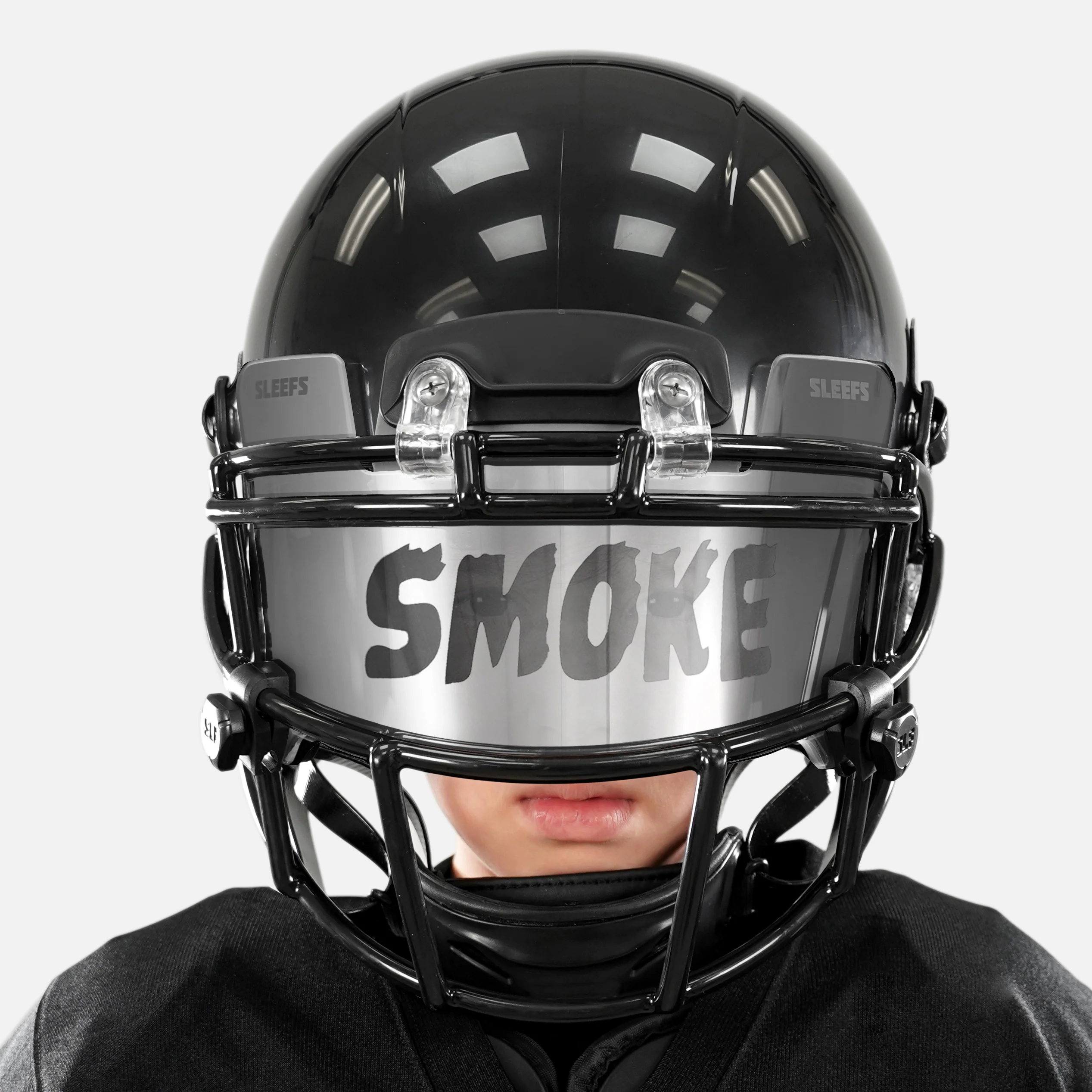 Smoke Silver Moonstone Helmet Eye-Shield Visor for Kids