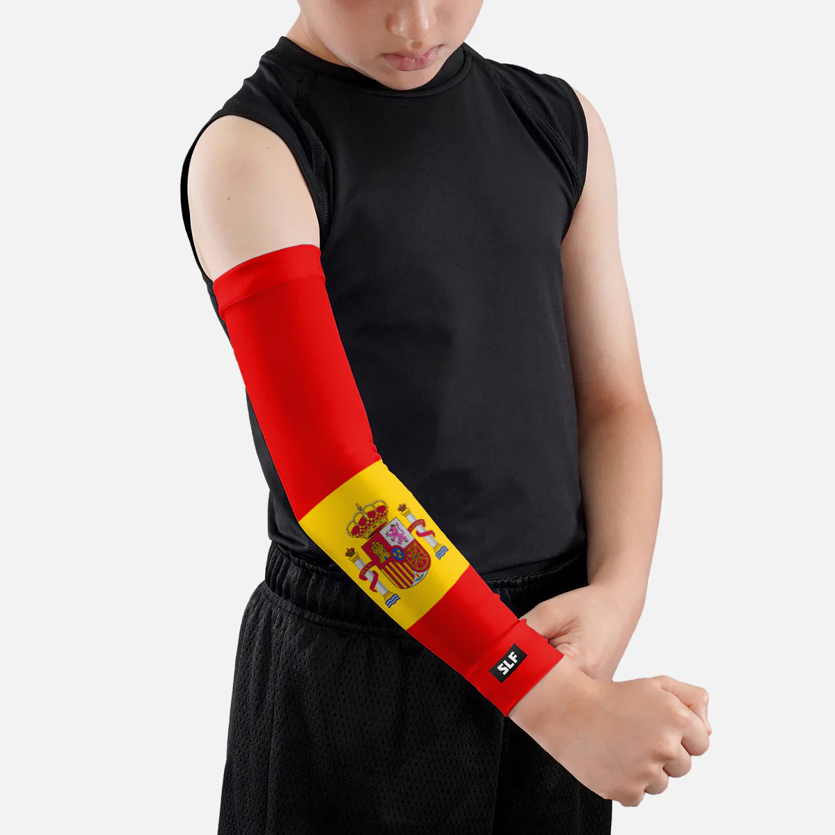 Spain Flag Kids Arm Sleeve - Image 5