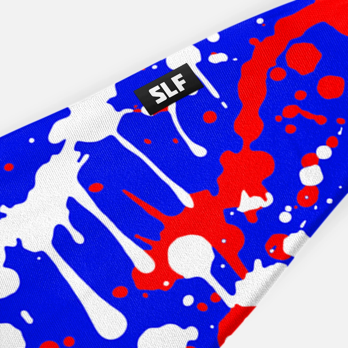 Splatter Blue Power Rush Headband - Image 3