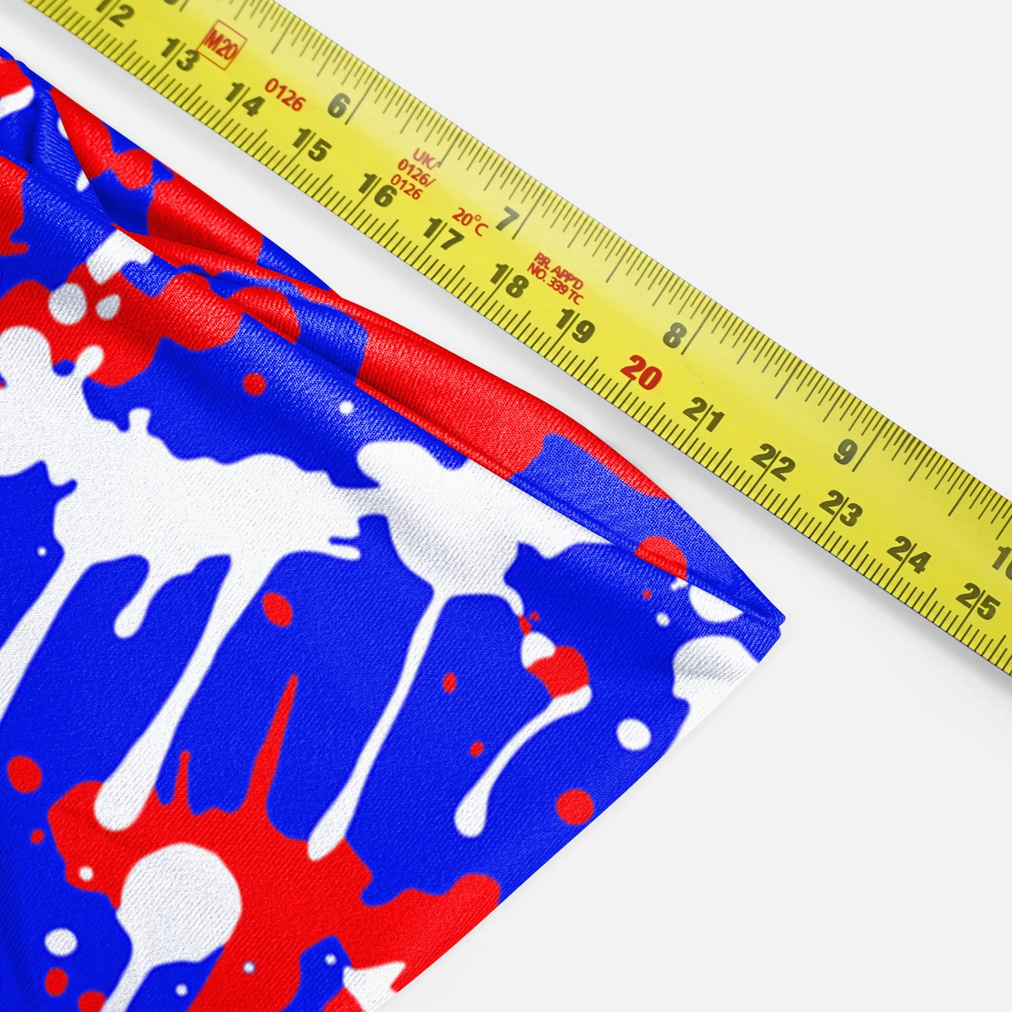 Splatter Blue Power Rush Headband - Image 5