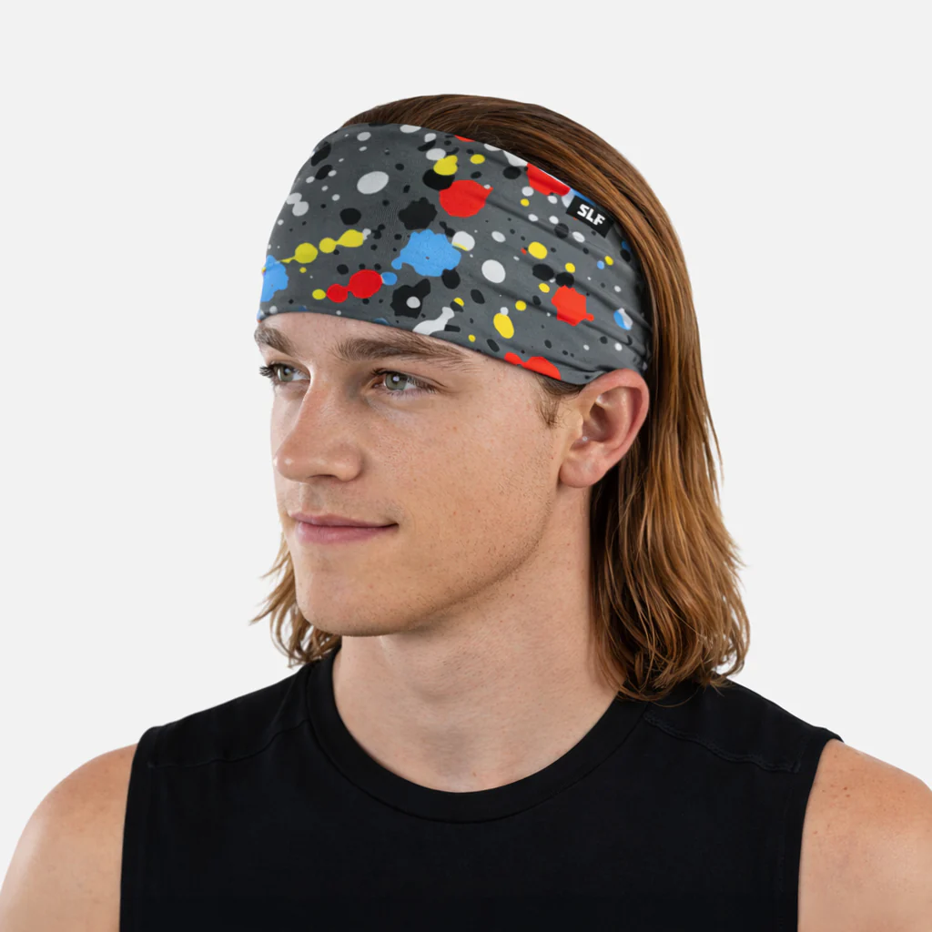 Splatter Gray Urban Pulse Headband - Image 2