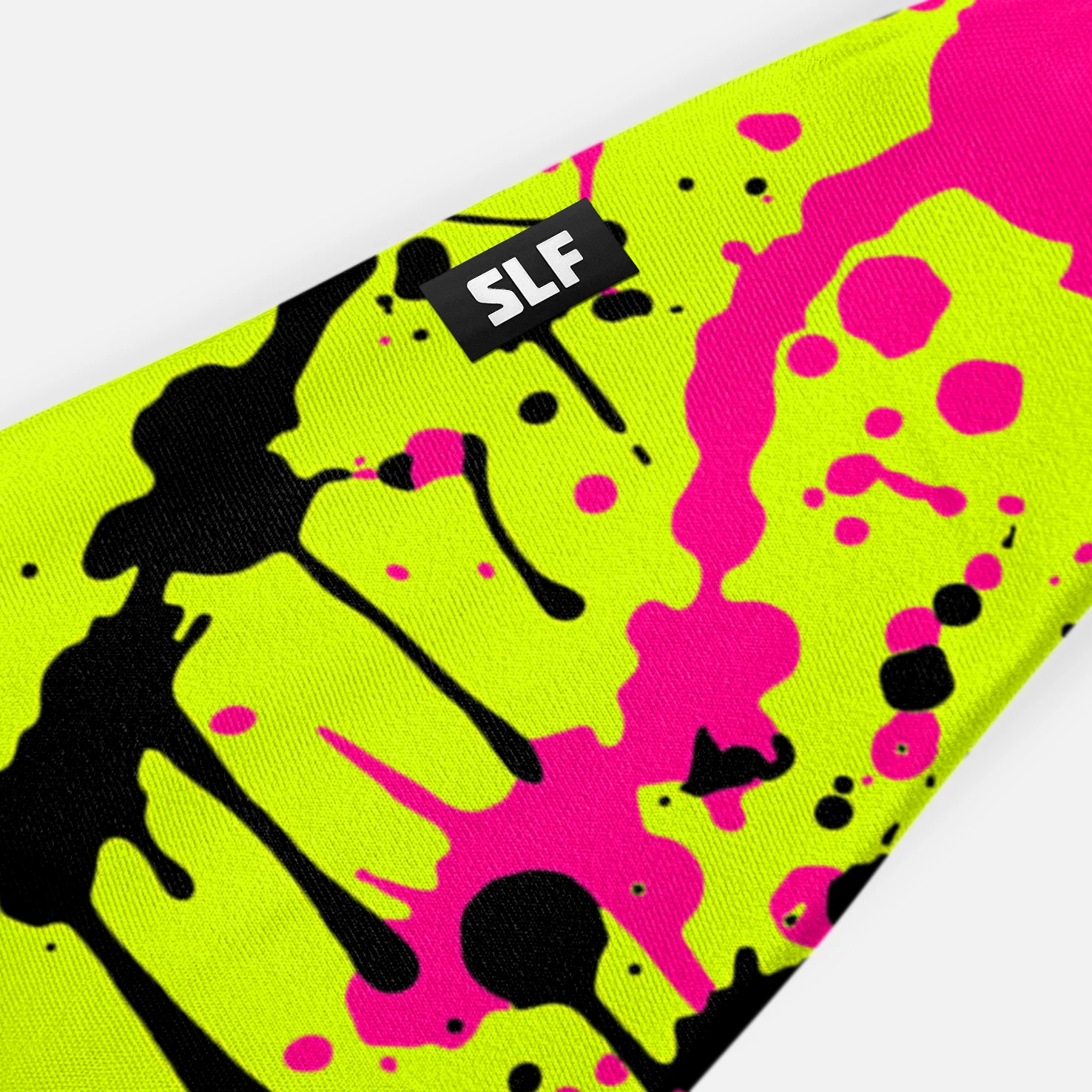 Splatter Green Neon Headband - Image 3