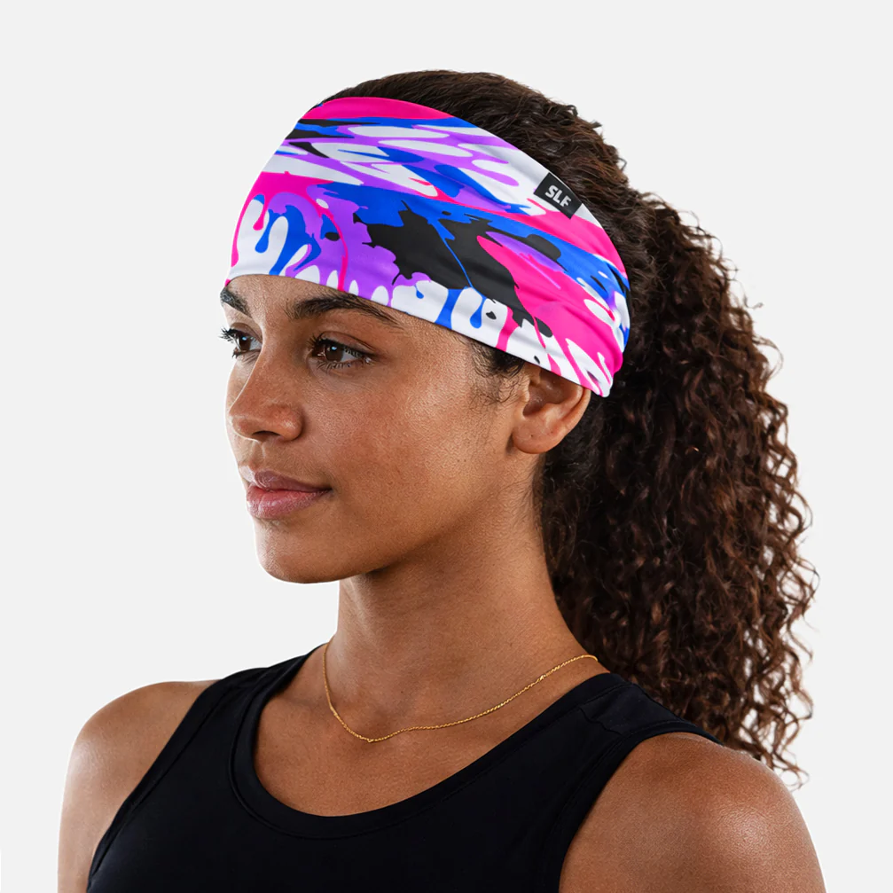 Splatter Pink Surge Headband - Image 2