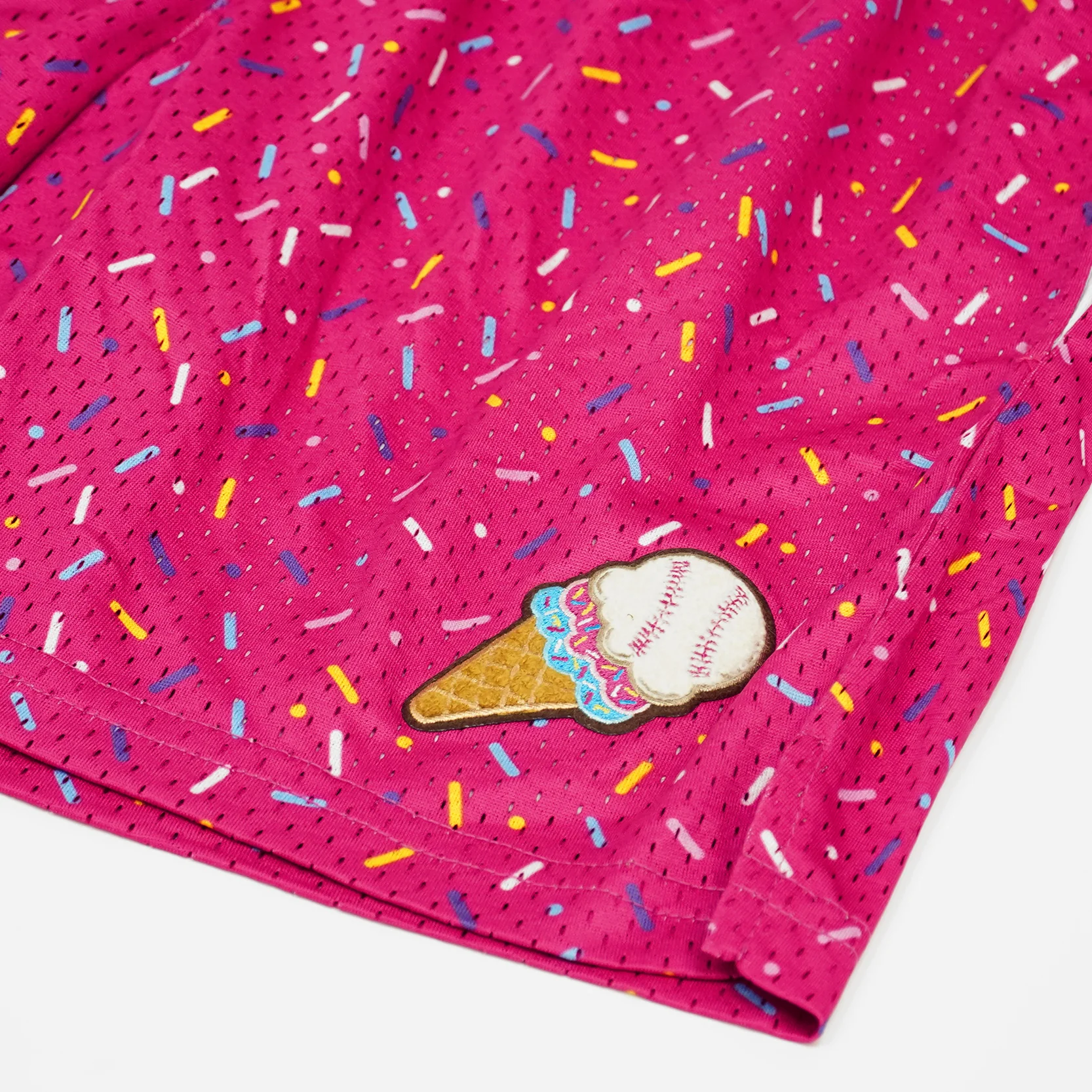 Sprinkle Blast Magenta Kids Shorts - 5" - Image 3