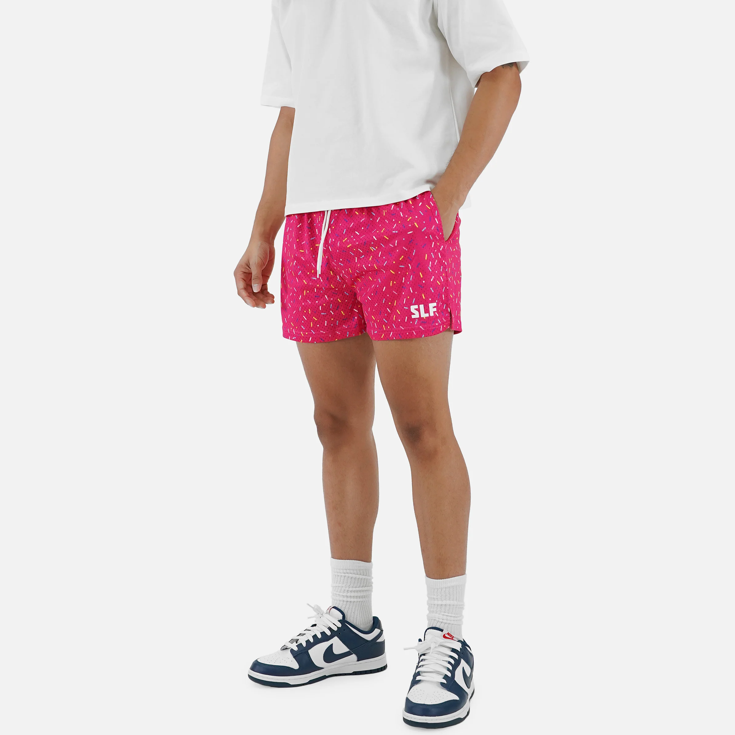 Sprinkle Blast Magenta Shorts - 5" - Image 2
