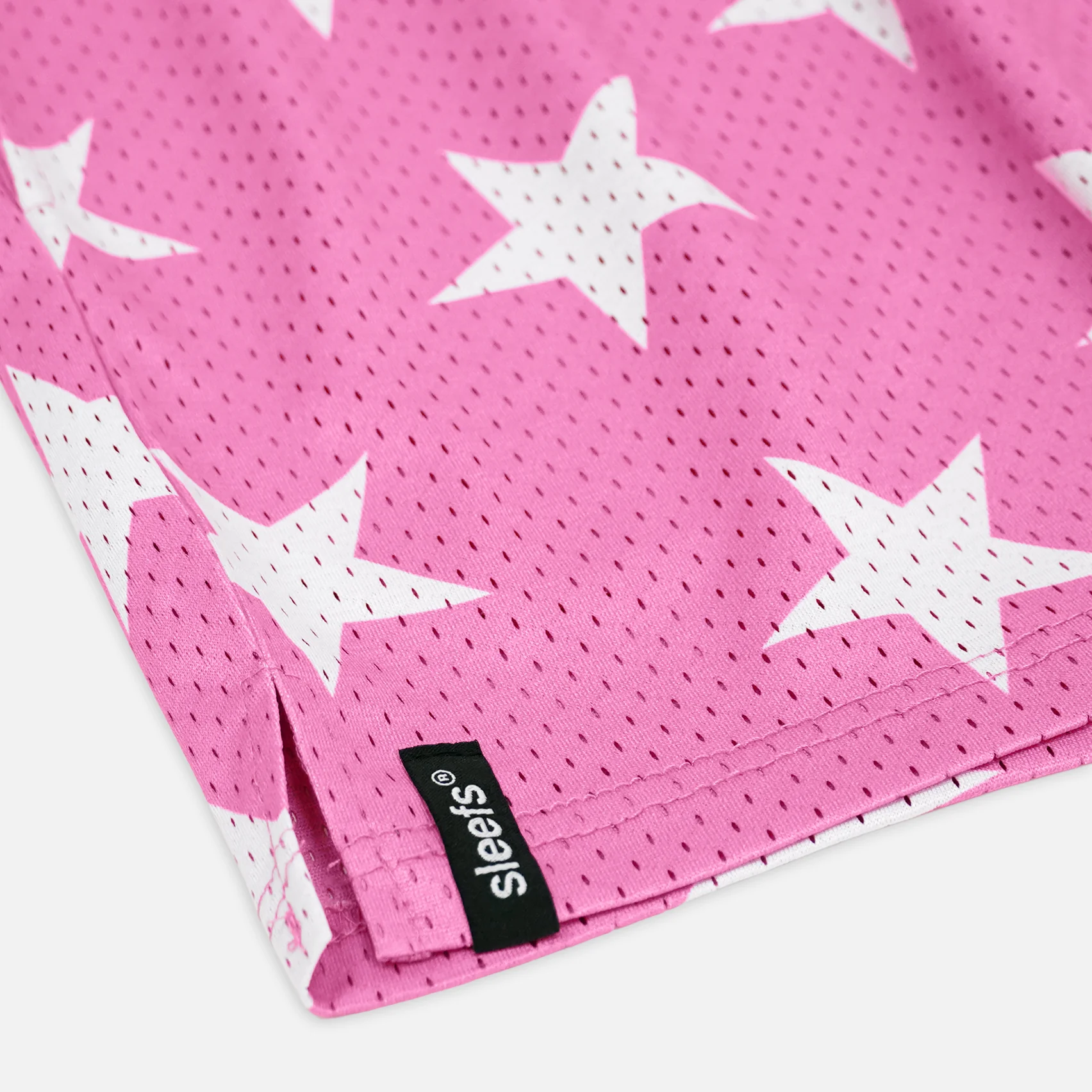 Stars Pattern Pink Shorts - 5" - Image 3