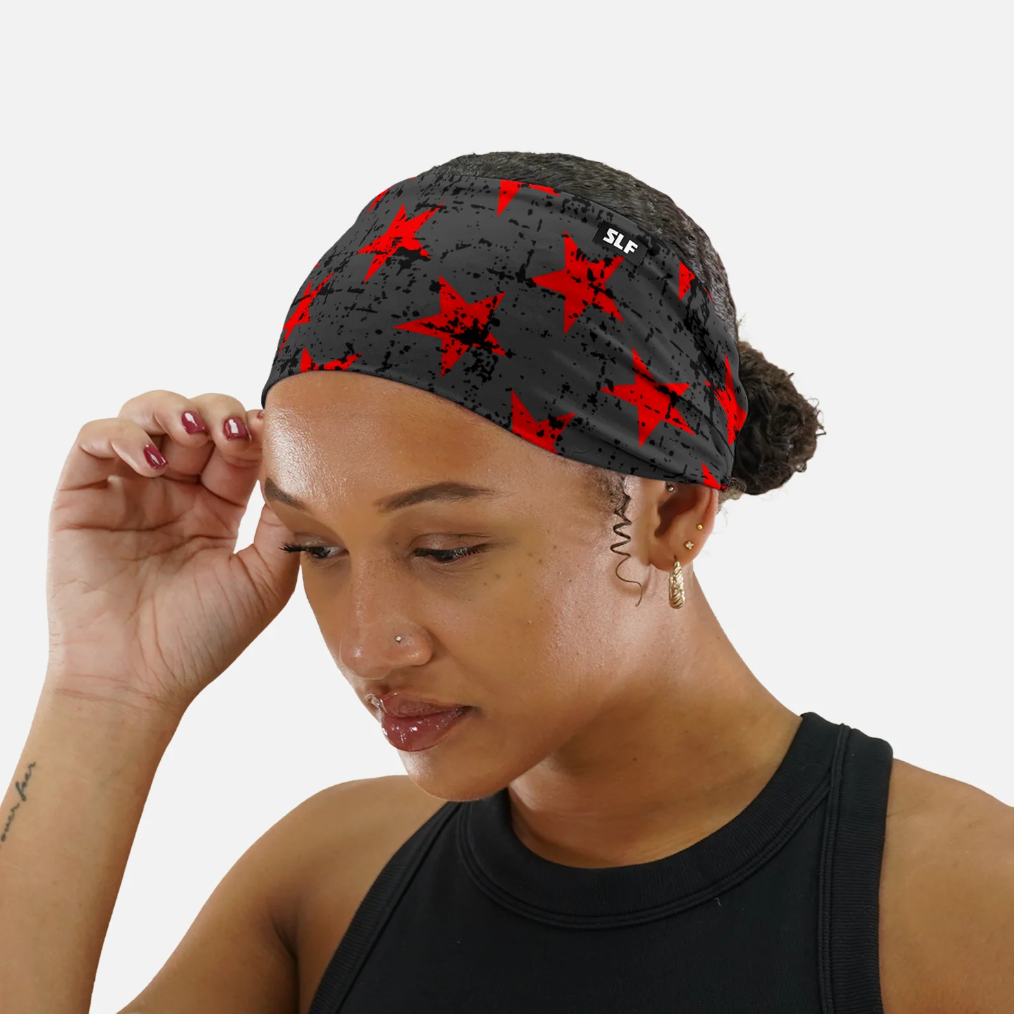 Stars Red Headband - Image 2