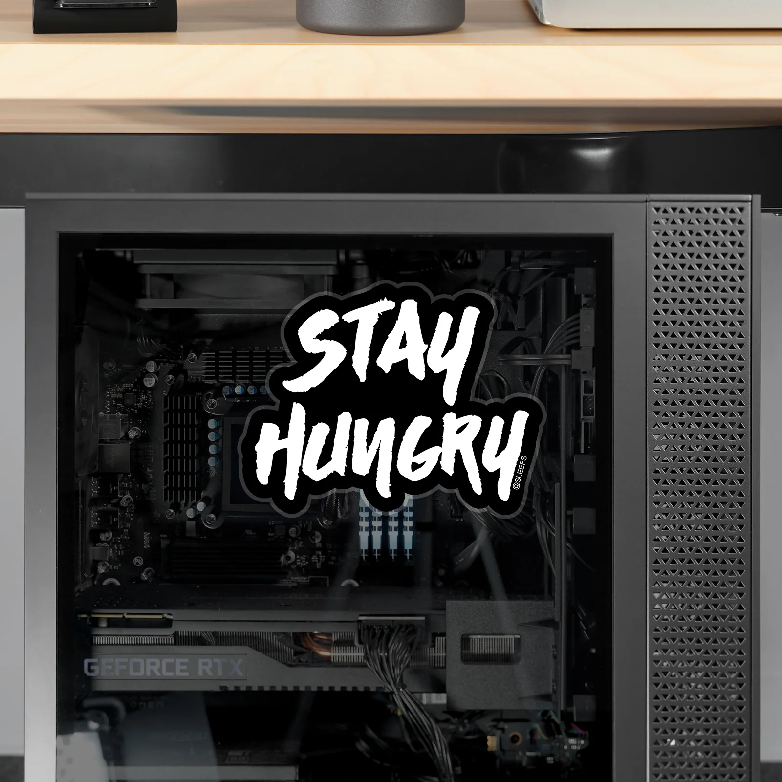 Stay Hungry Sticker - Image 6