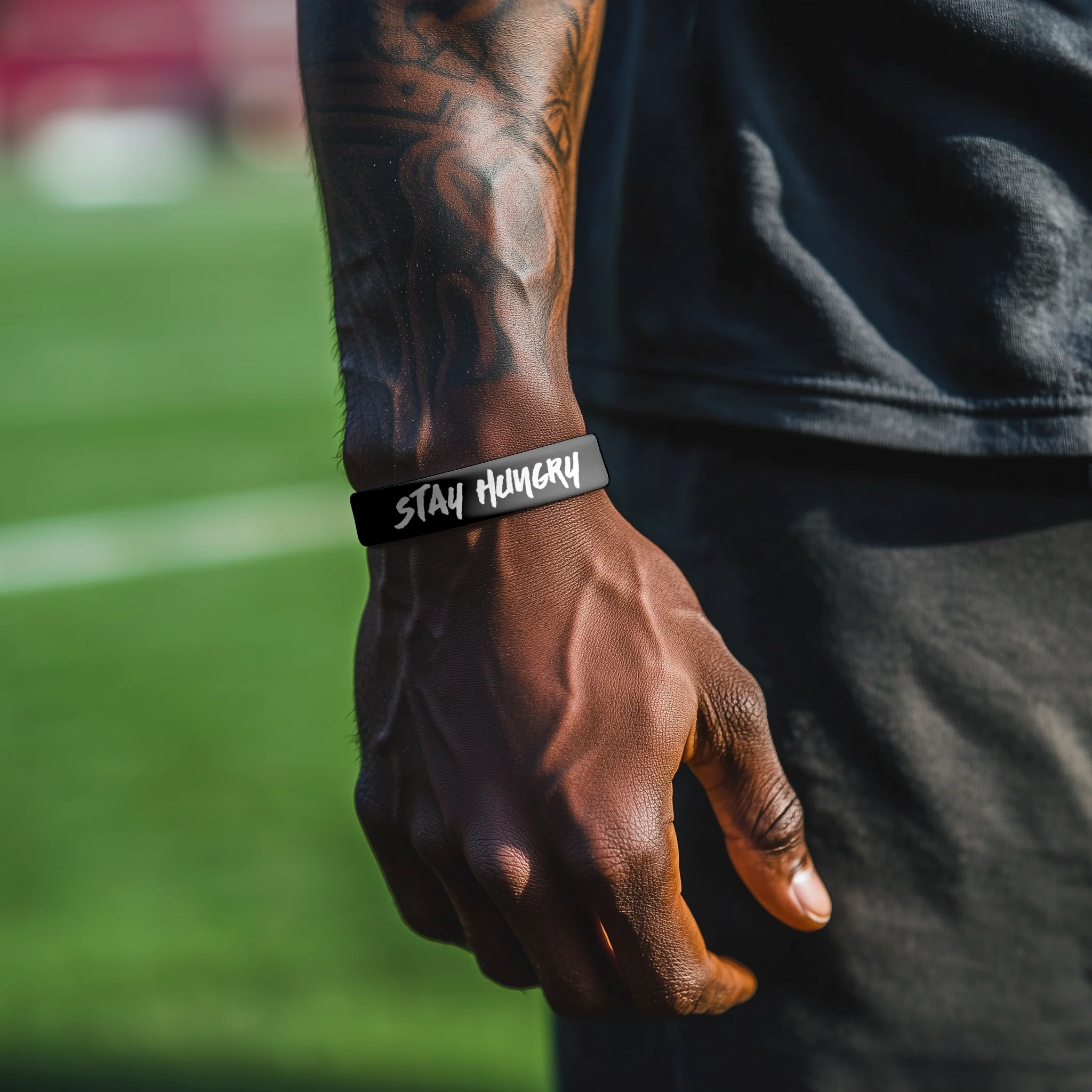 Stay Hungry Motivational Wristband - Image 4