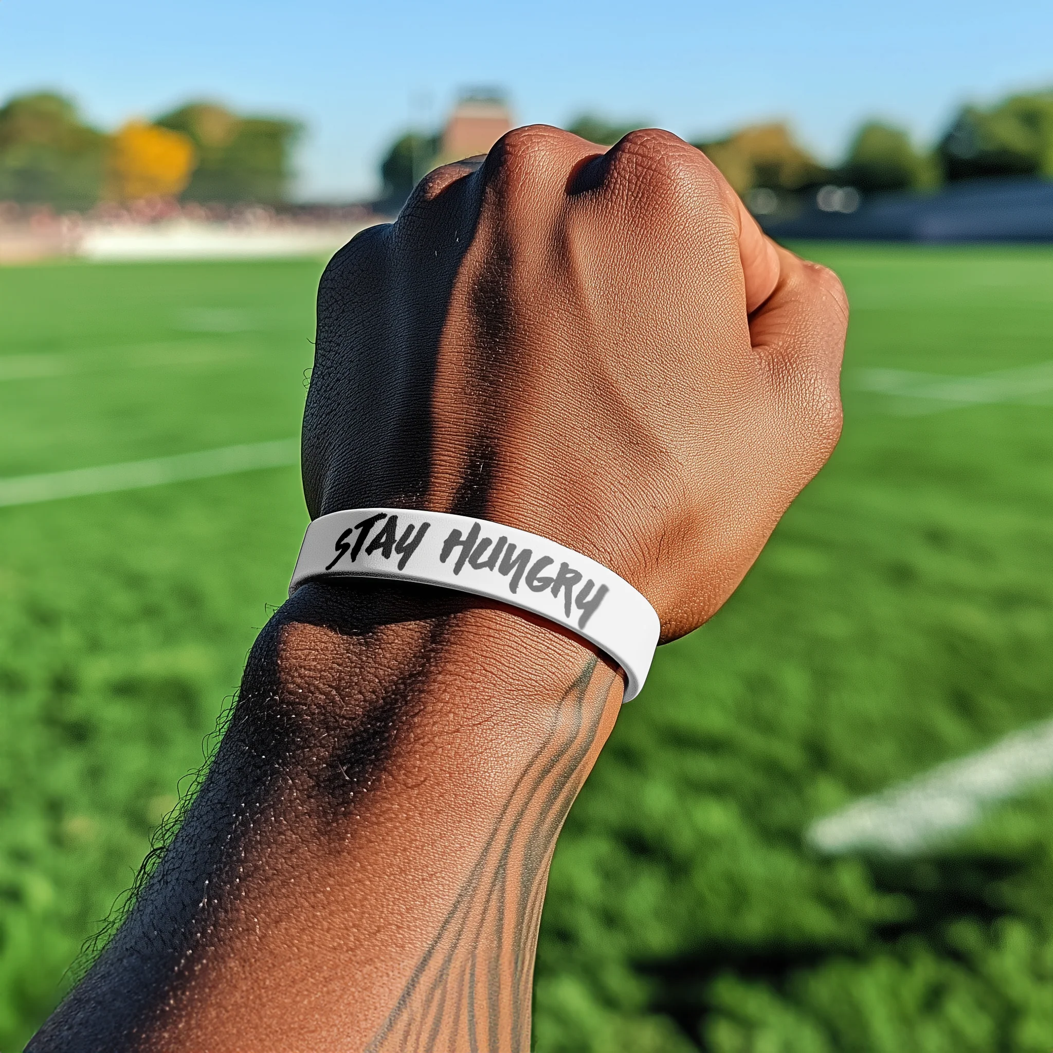 Stay Hungry Motivational Wristband - Image 5