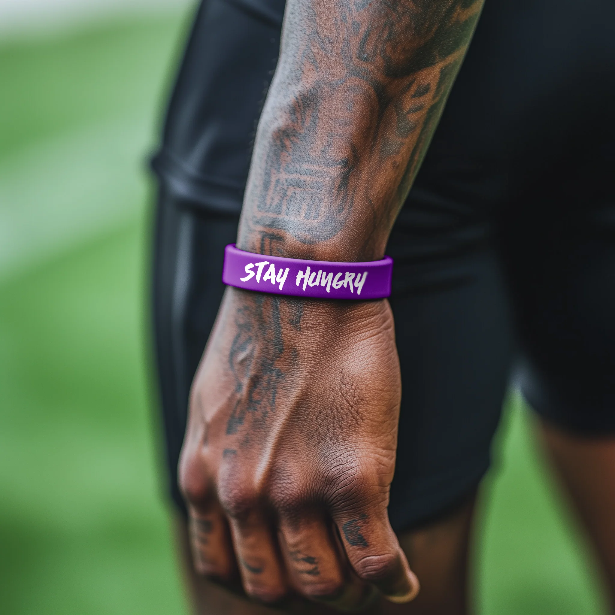 Stay Hungry Motivational Wristband - Image 6