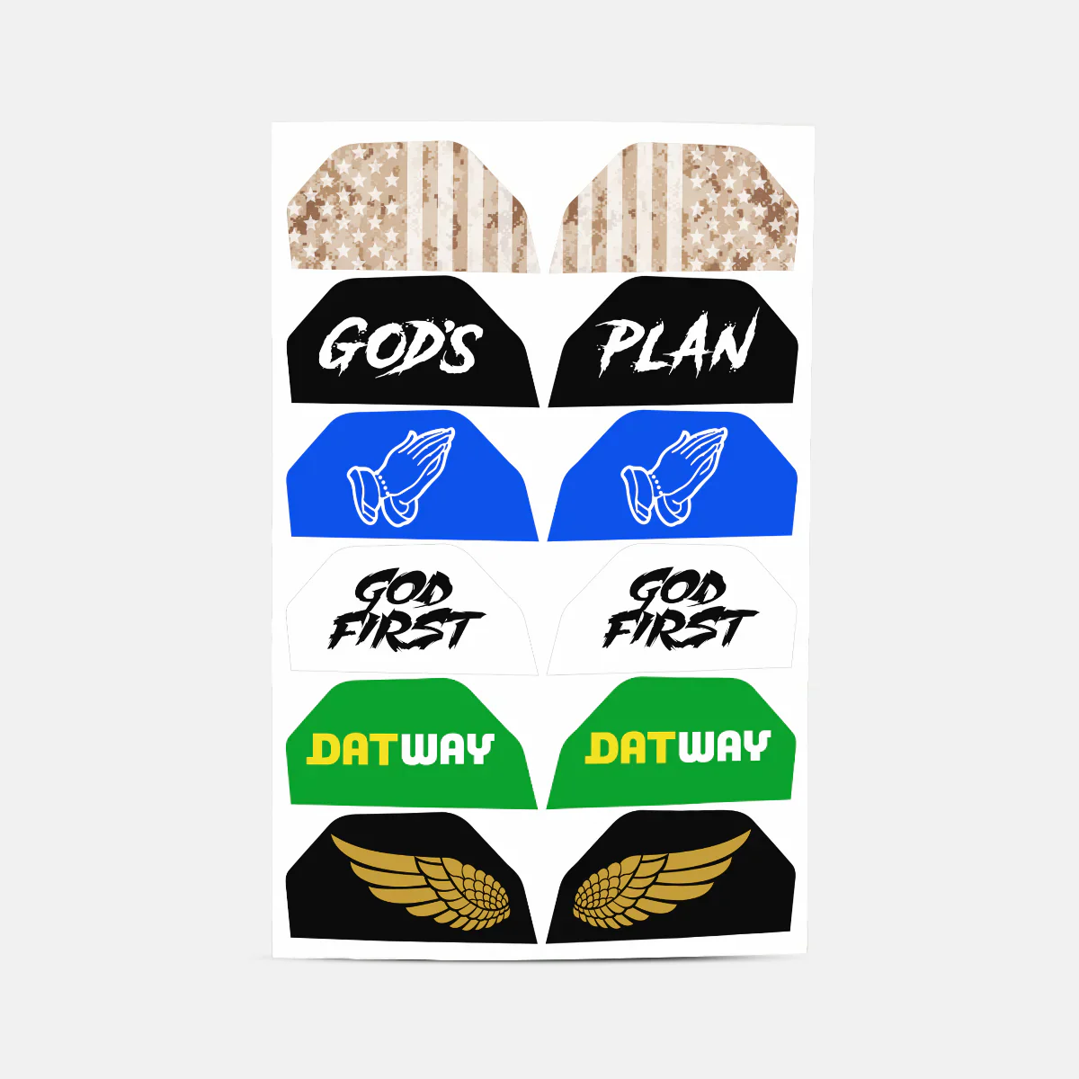 Stickers for Helmet Visor Tabs Collection #4 - Image 8