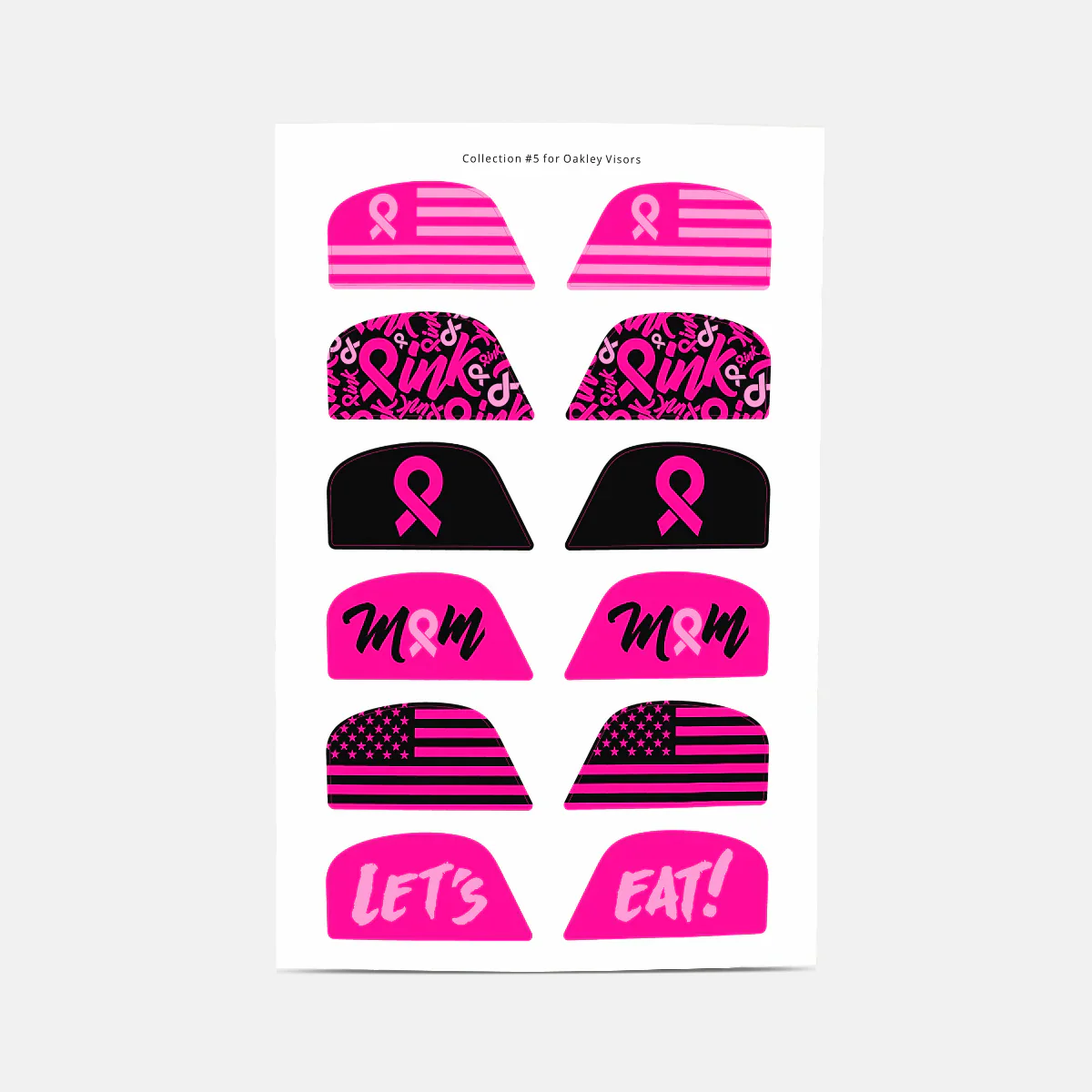 Stickers for Helmet Visor Tabs Collection #5 - Image 3
