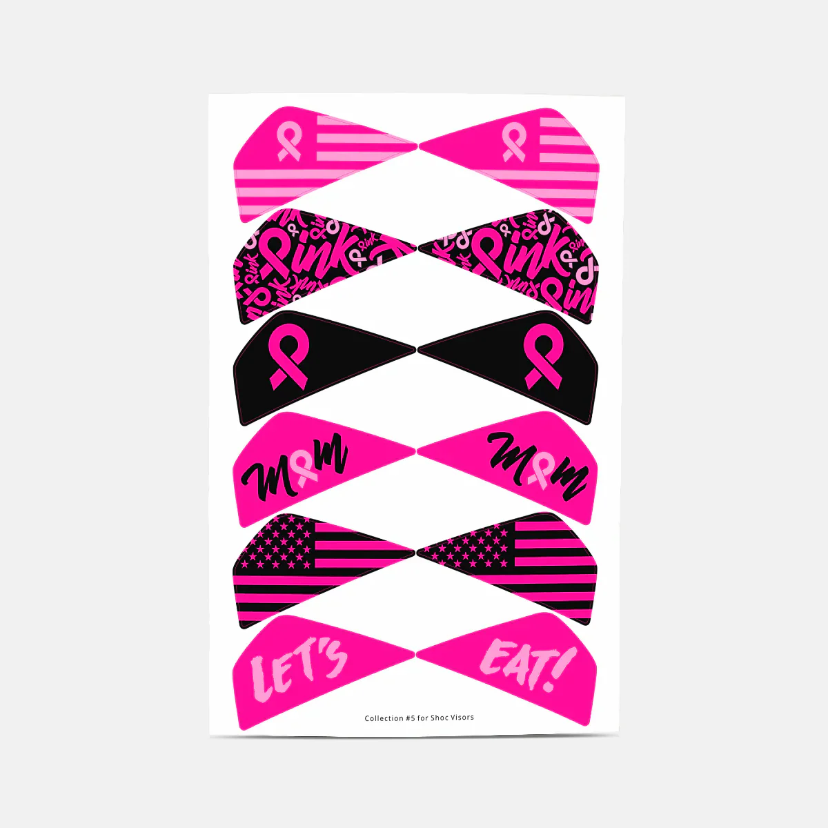 Stickers for Helmet Visor Tabs Collection #5 - Image 5