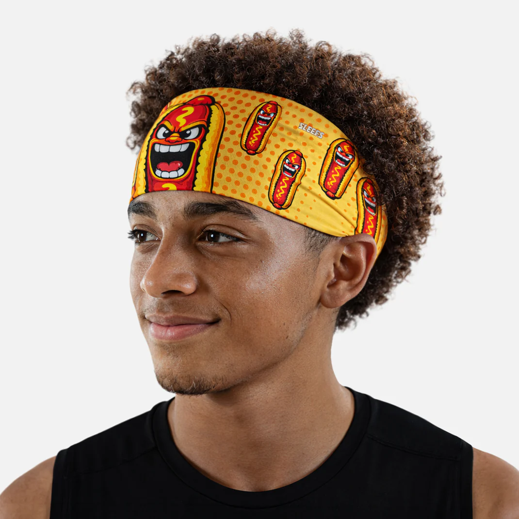 Sunny Gold Hot Dog Headband - Image 2