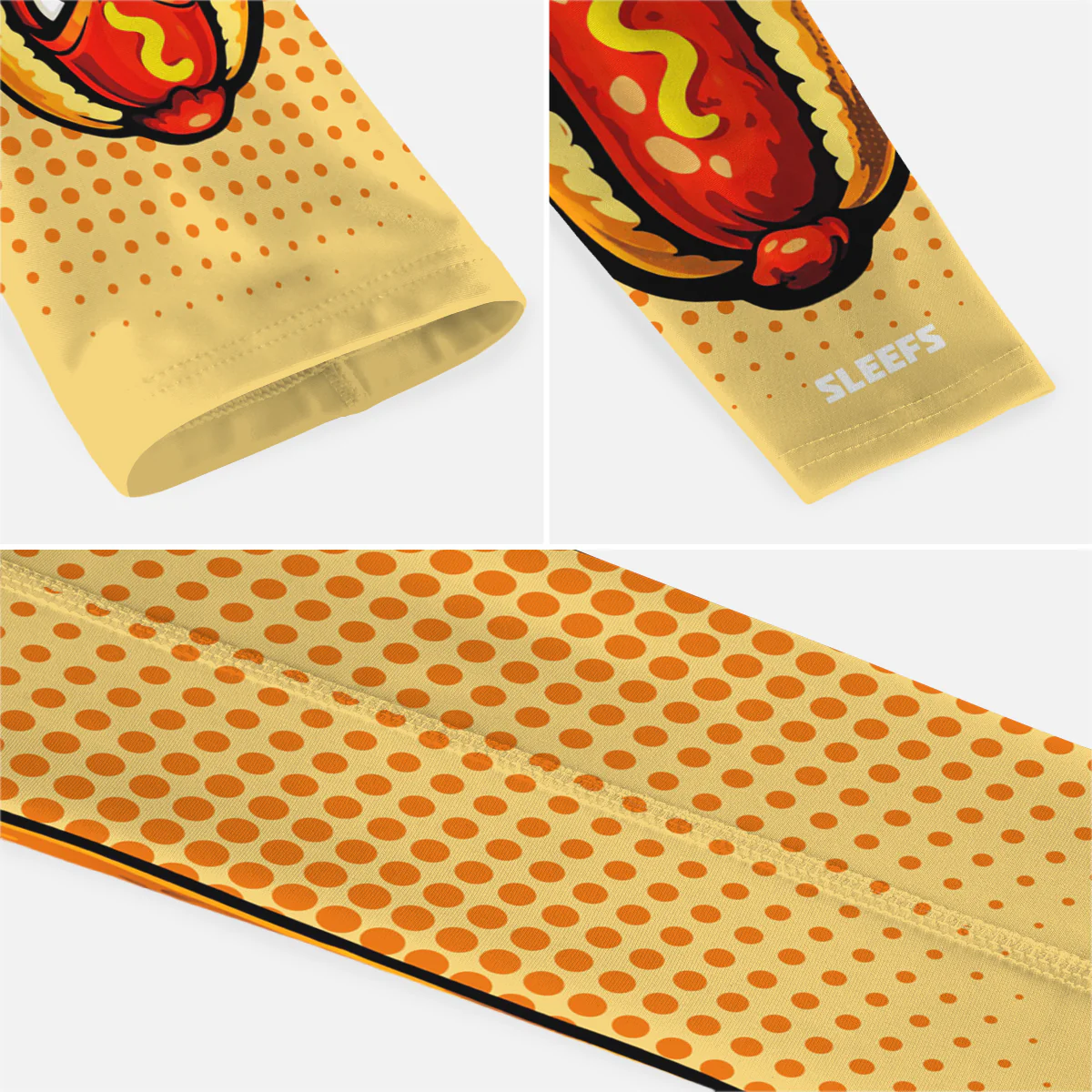 Sunny Gold Hot Dog Kids Arm Sleeve - Image 4