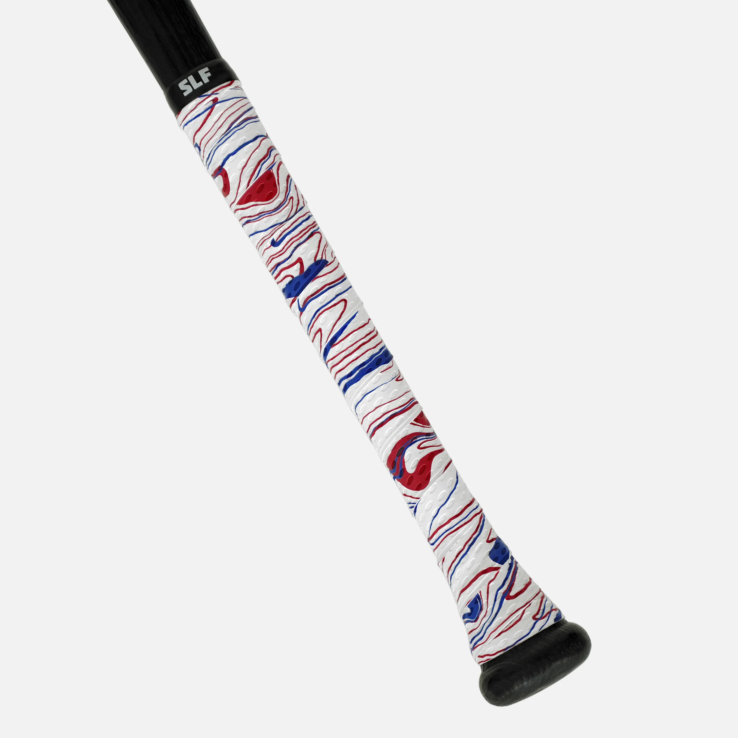 Swirl White Camo Bat Grip