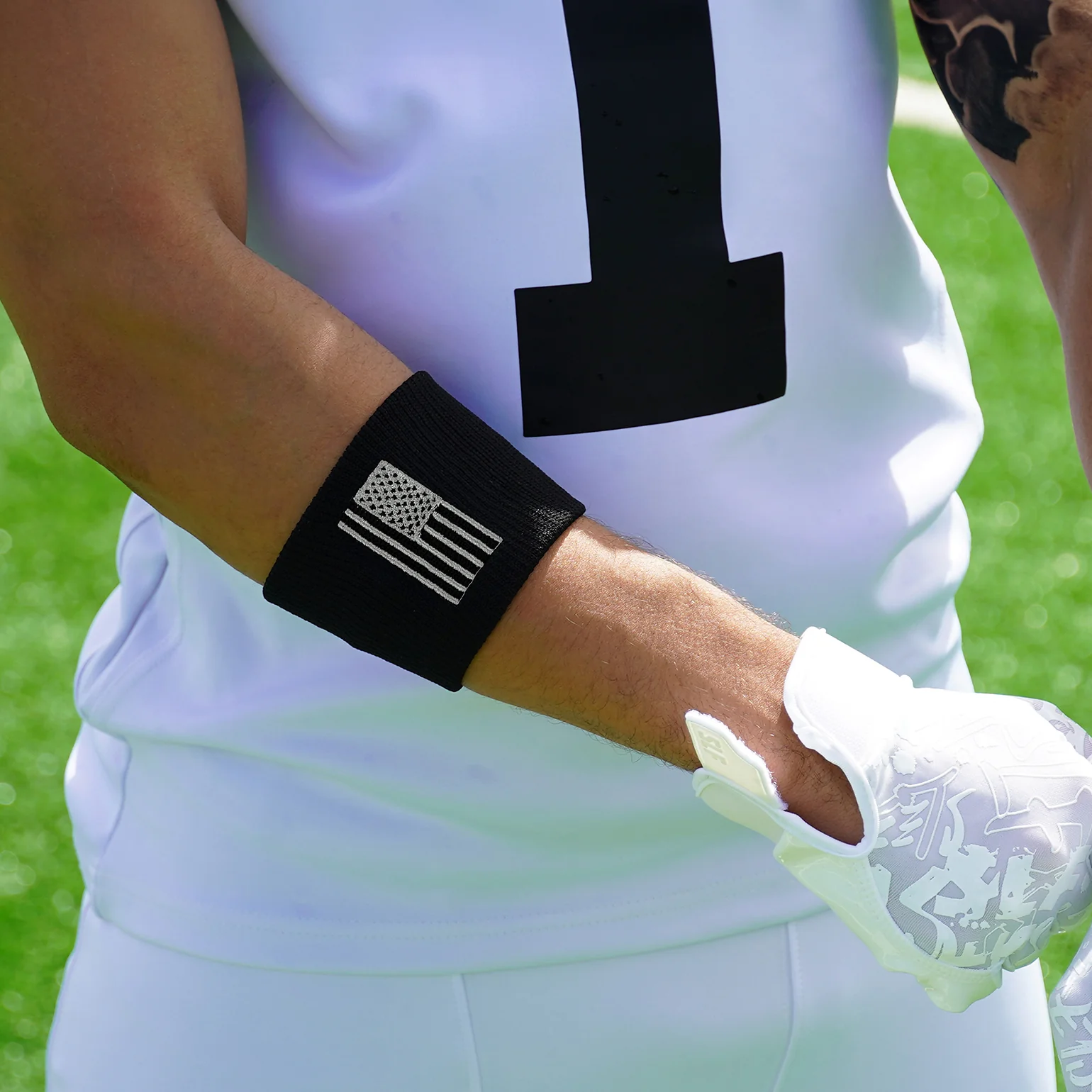 Tactical USA Flag Drip Wristband - Image 2